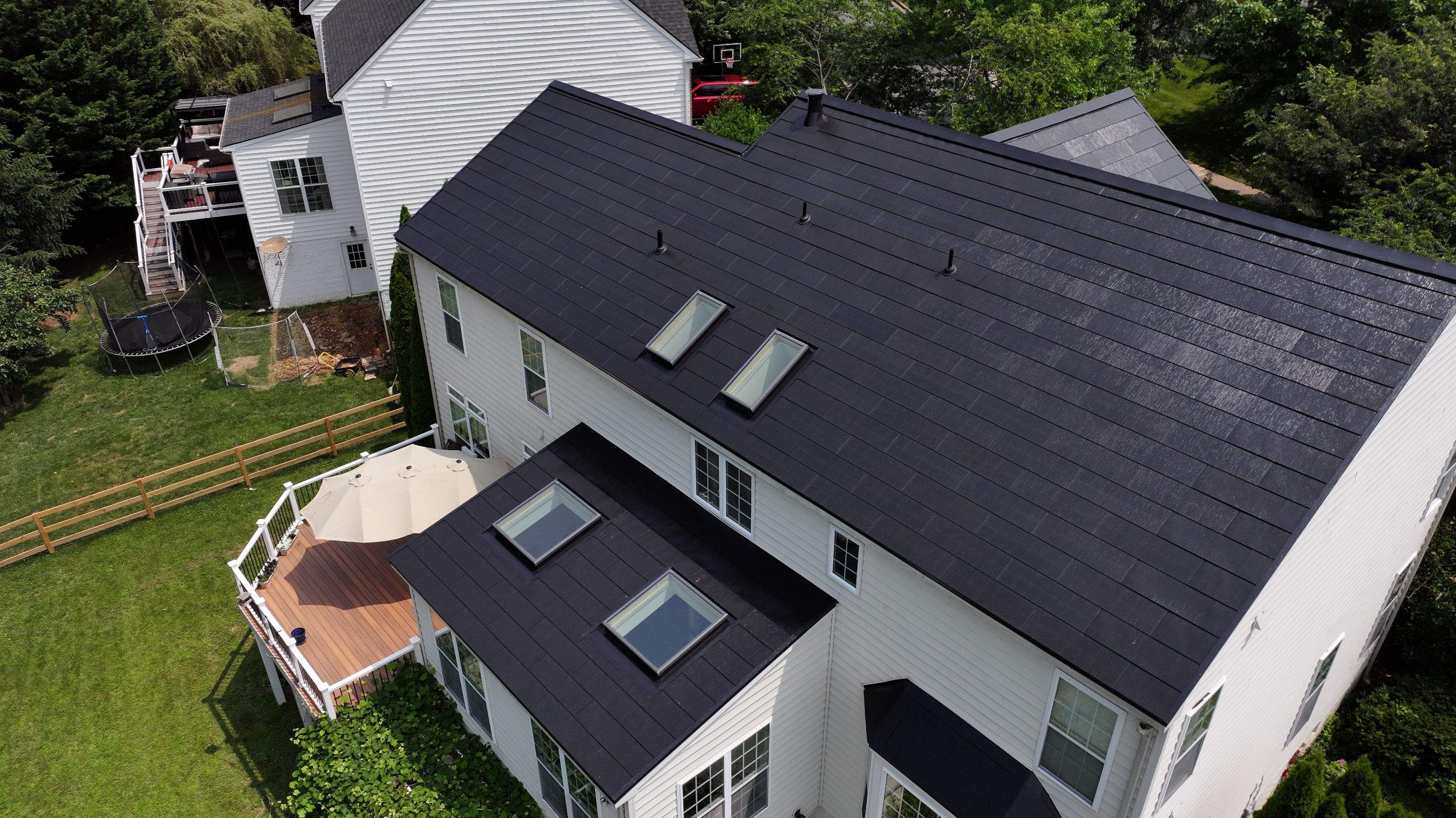 New Tesla Solar Roof in Maryland by American Home Contractors