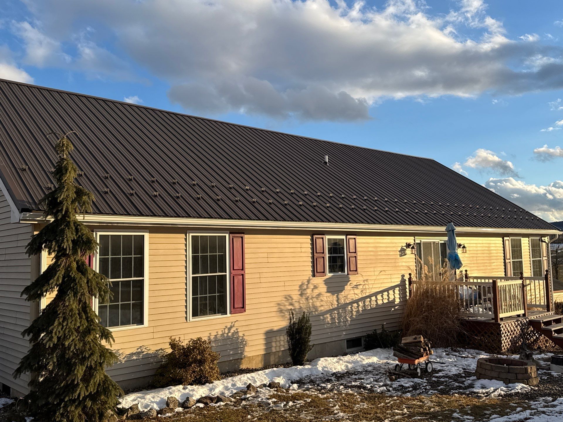 Standing Seam Metal Roof Replacement in Pine Grove by Esh Builders