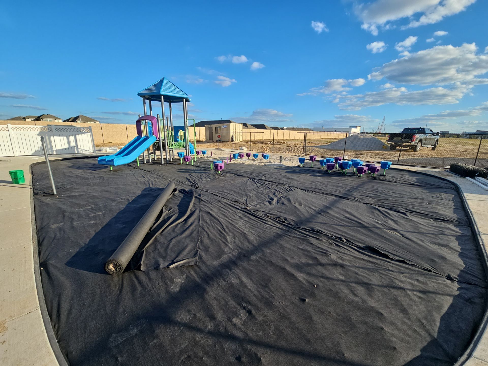 Everbook Sunterra Playground Equipment & Turf Install by Southwest Greens Midwest