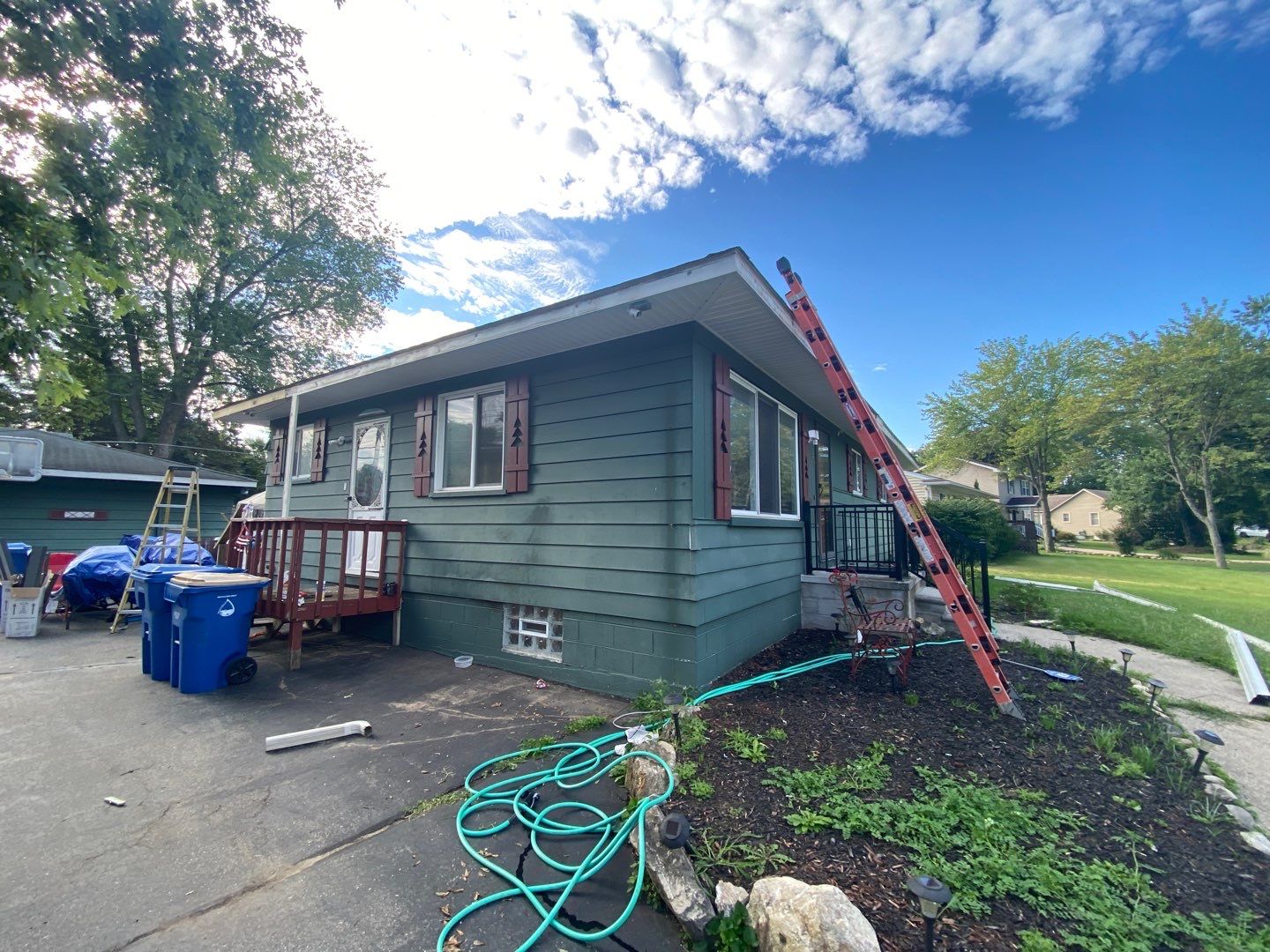 Siding Replacement using Smokey Grey by 180 Contractors