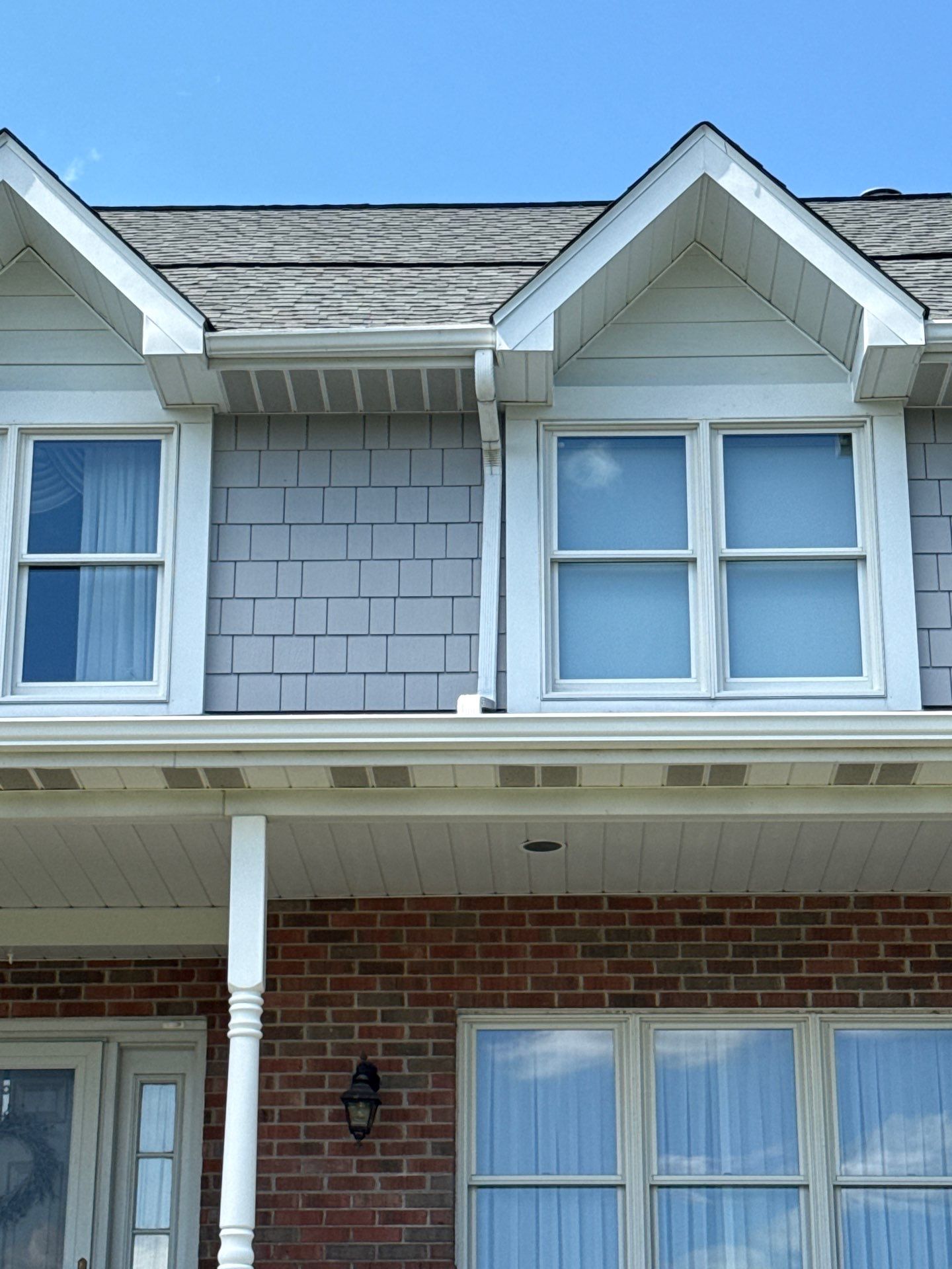 Full Roofing Replacement and Gray Shake Hardie Siding Installation in Butler by Cousins Roofing Siding & Decks