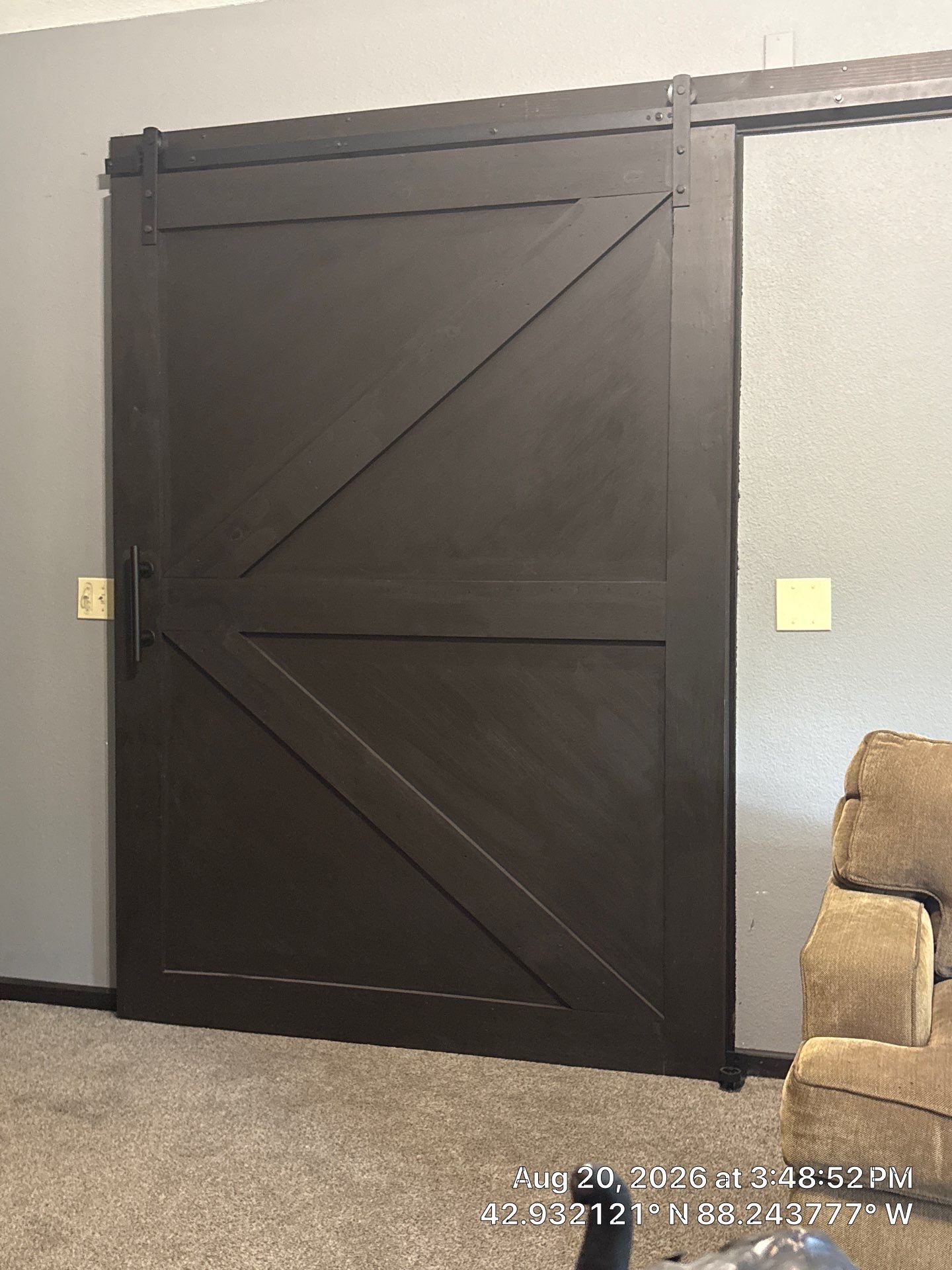 Custom Sliding Barn Door Installation and Interior Updates in Waukesha by CompanyCam Sales Demo