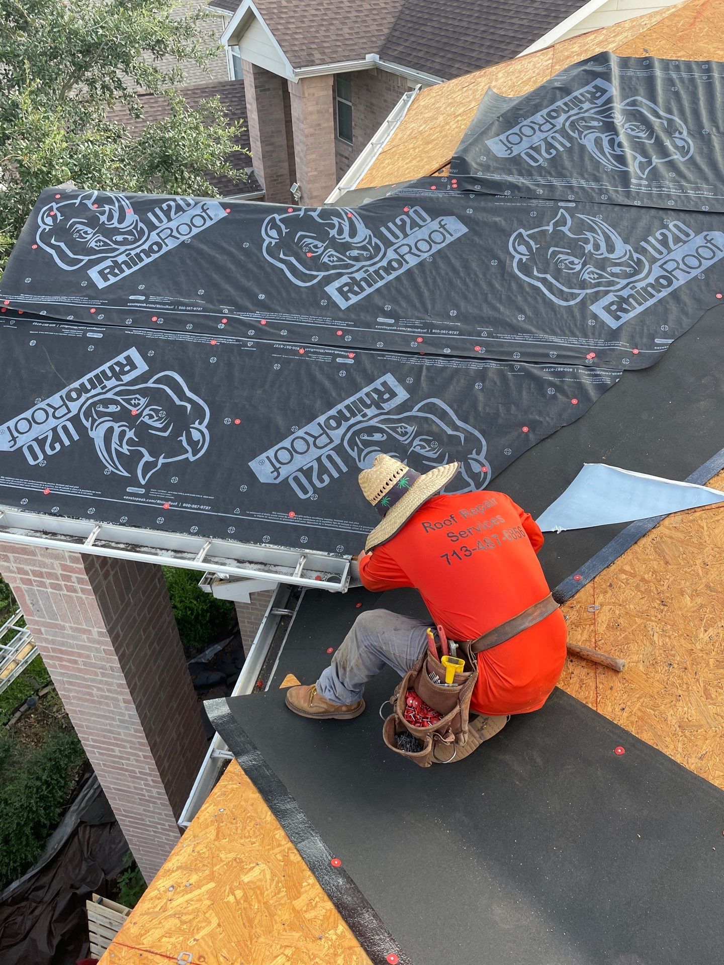 Residential Roofing Repair using Owen's Corning Duration (Lifetime) Shingles by Roof Repair Company