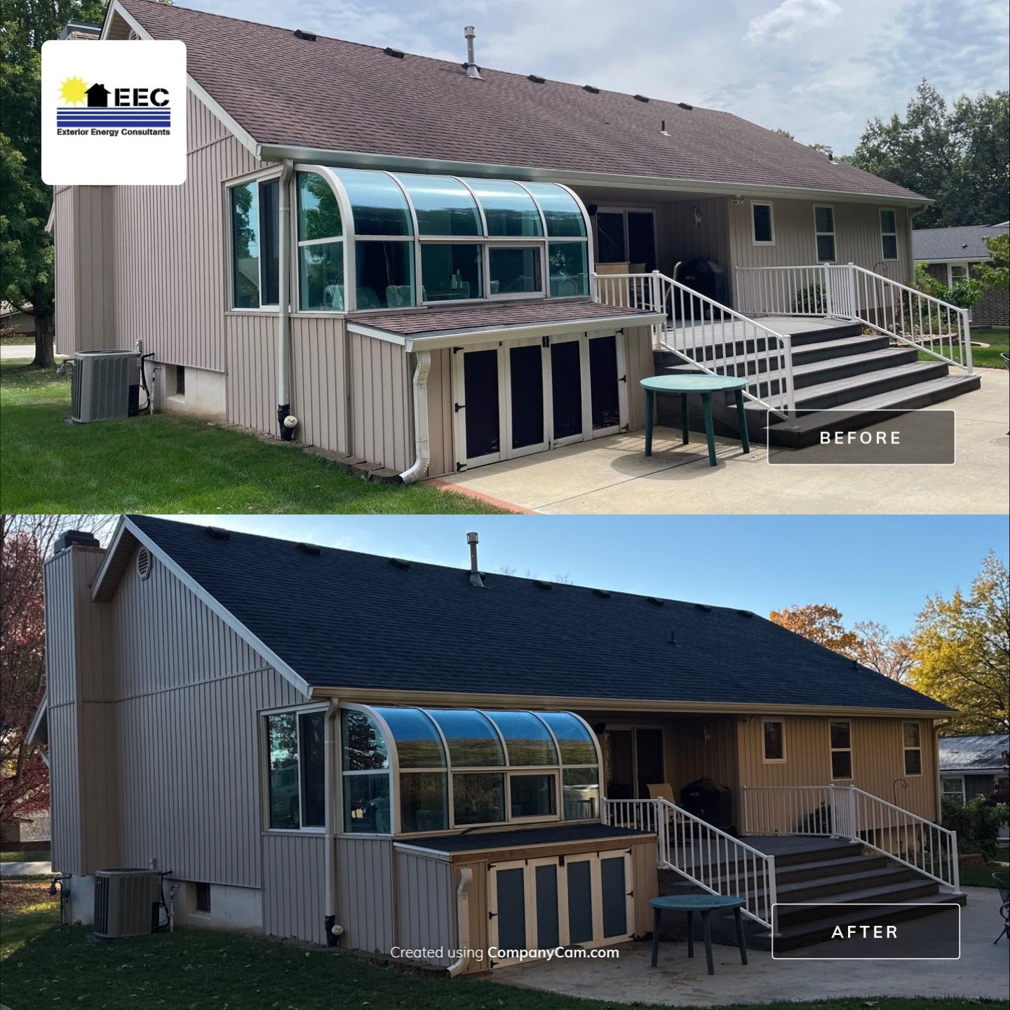 Had a storm and now a new roof! by EEC  Windows, Siding & Roofing 
