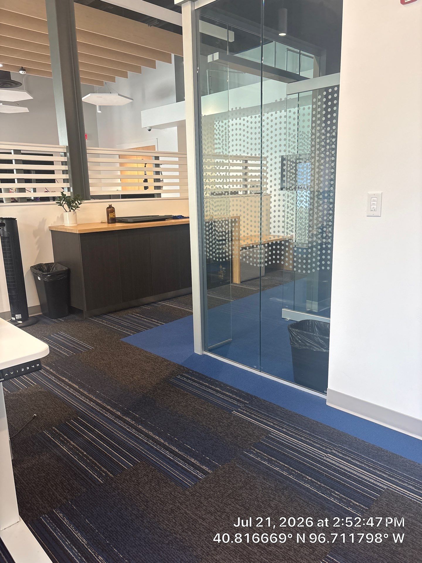 Modern Office Renovation with Glass Partitions in Lincoln by CompanyCam Sales Demo