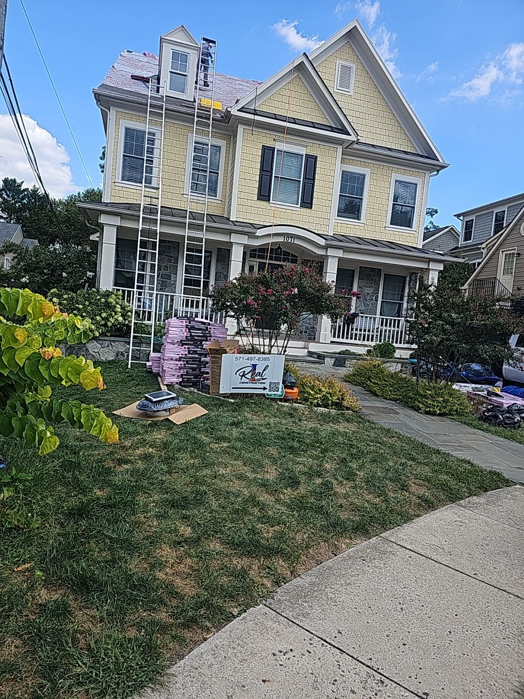 Residential Roofing Installation using Shingles  by Real1Construction