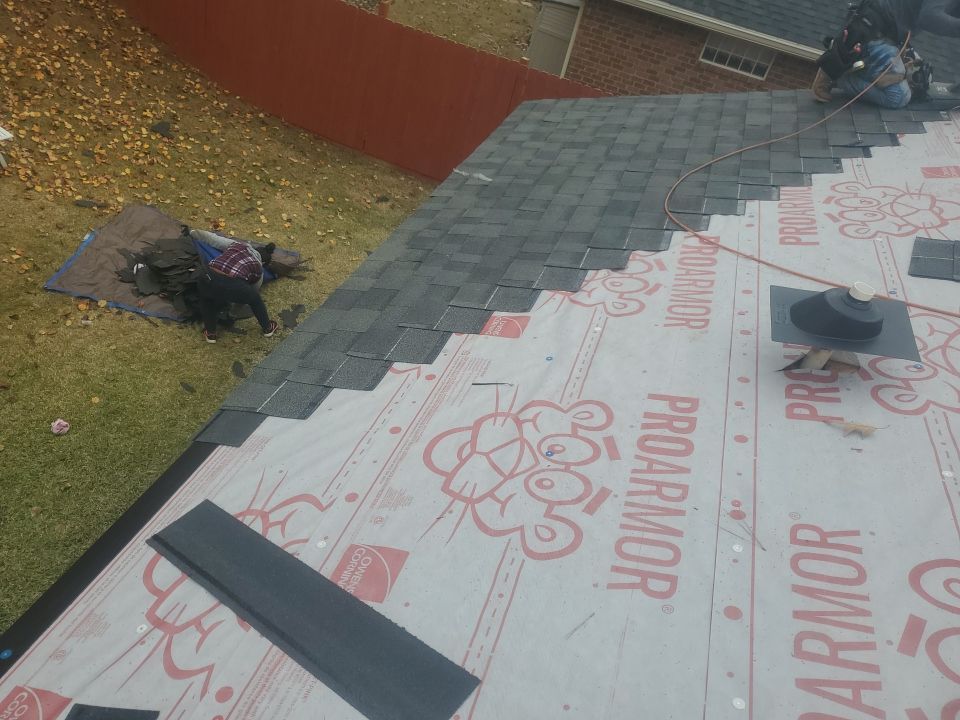 Residential Roofing Installation using Owens Corning by Inspector Roofing and Restoration