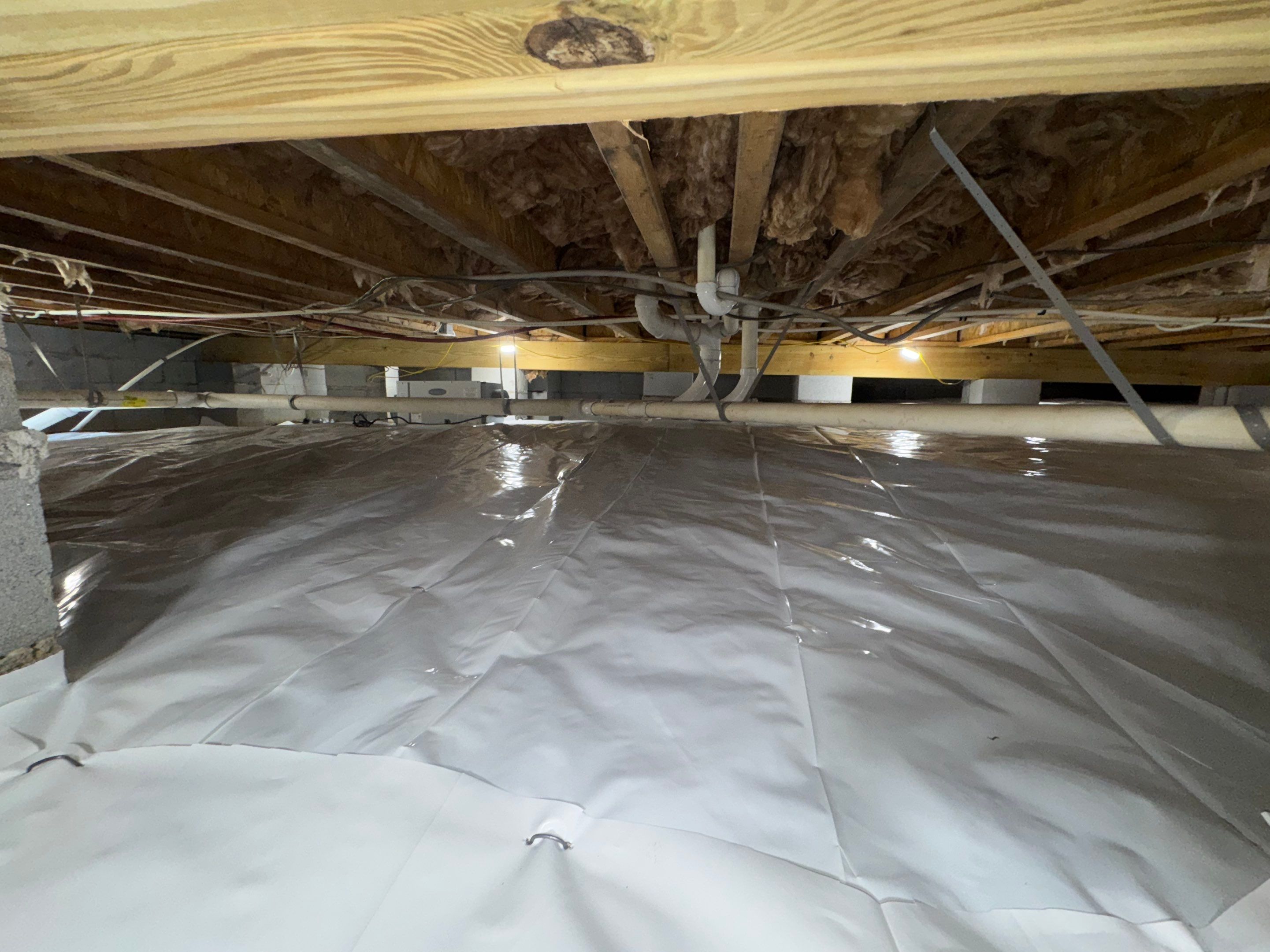 Project in Franklin by Patriot Crawl Space Repairs