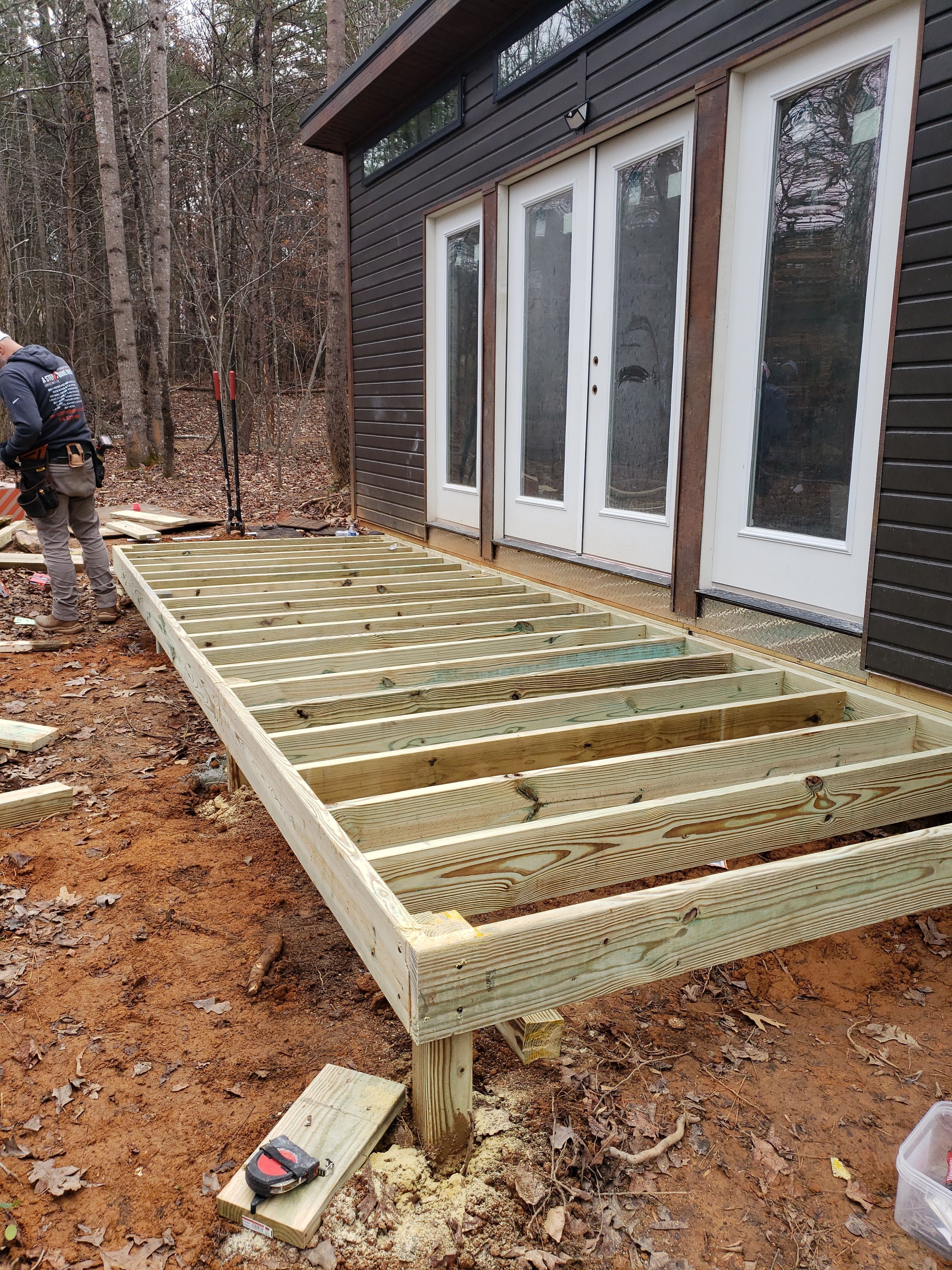 Low-Profile Composite Deck Build by A Step Above Handy LLC 