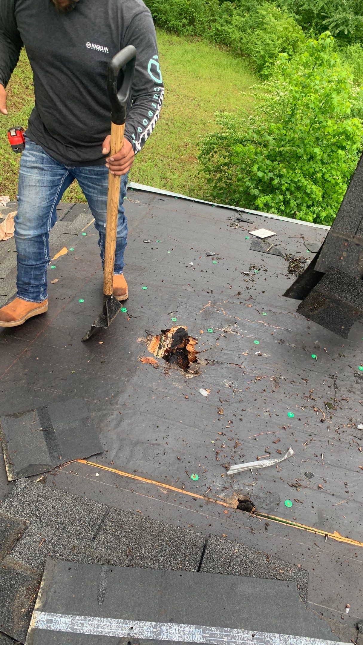 Residential Shingle Reroof using CertainTeed XT25 by Hostetler Roofing