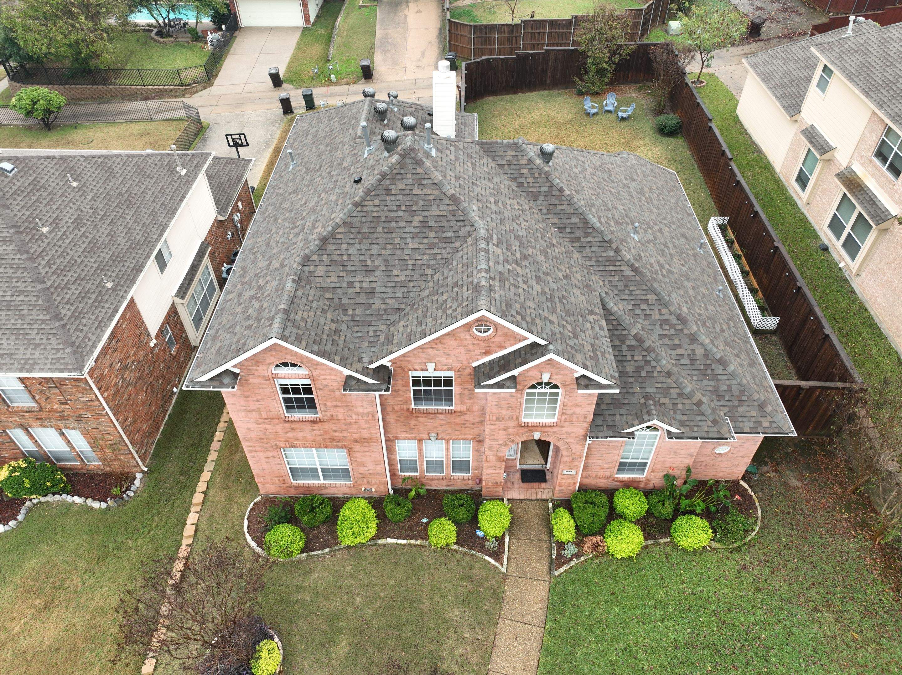 Residential Roofing Installation using Malarkey Highlander Natural Wood by OneSource Roofing and Restoration
