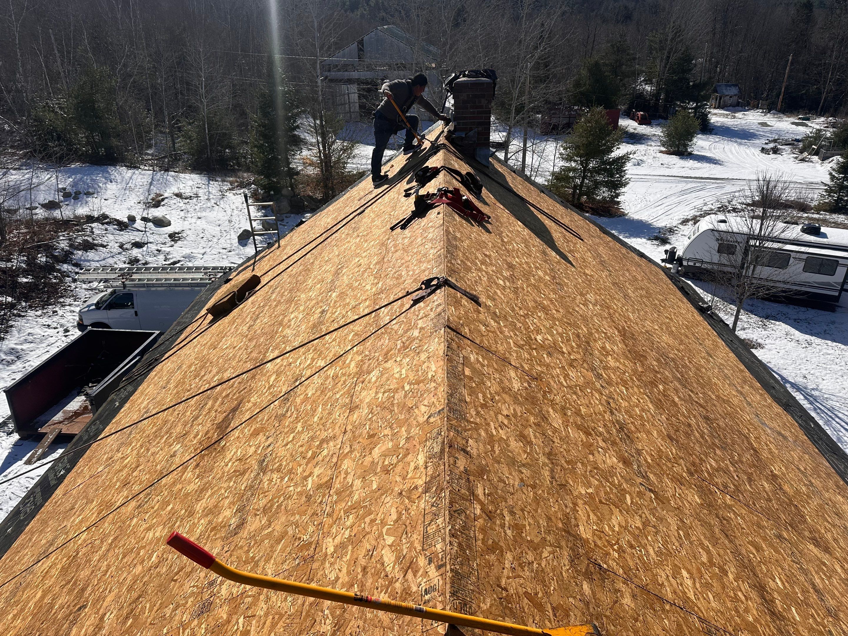 Owens Corning Duration Asphalt Roof Replacement in Canaan, NH by Tall pine roofing