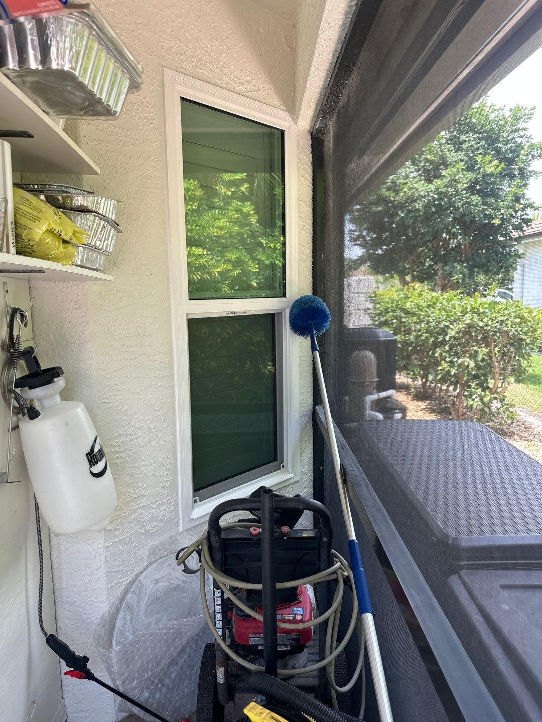 Window Installation using PGT Aluminum for the doors and PGT Vinyl for the Windows  by Windows For Life 