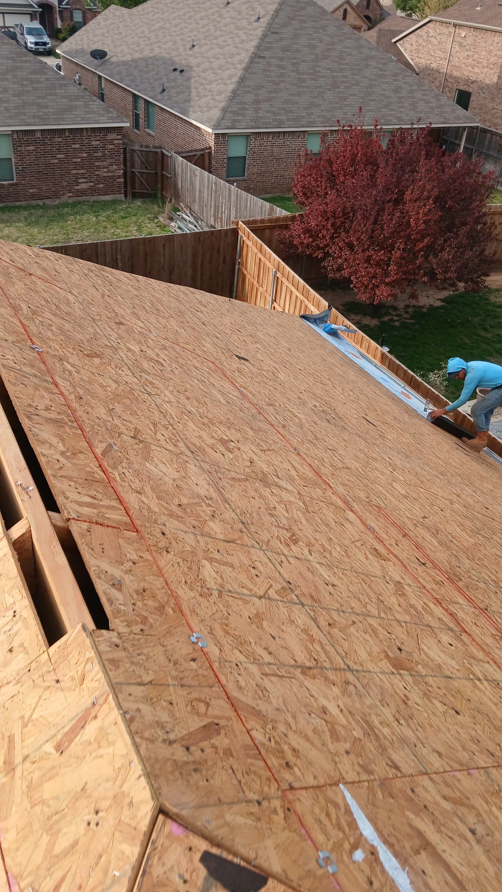 Residential Roofing Installation using Malarkey Highlander Weathered Wood Plus by OneSource Roofing and Restoration