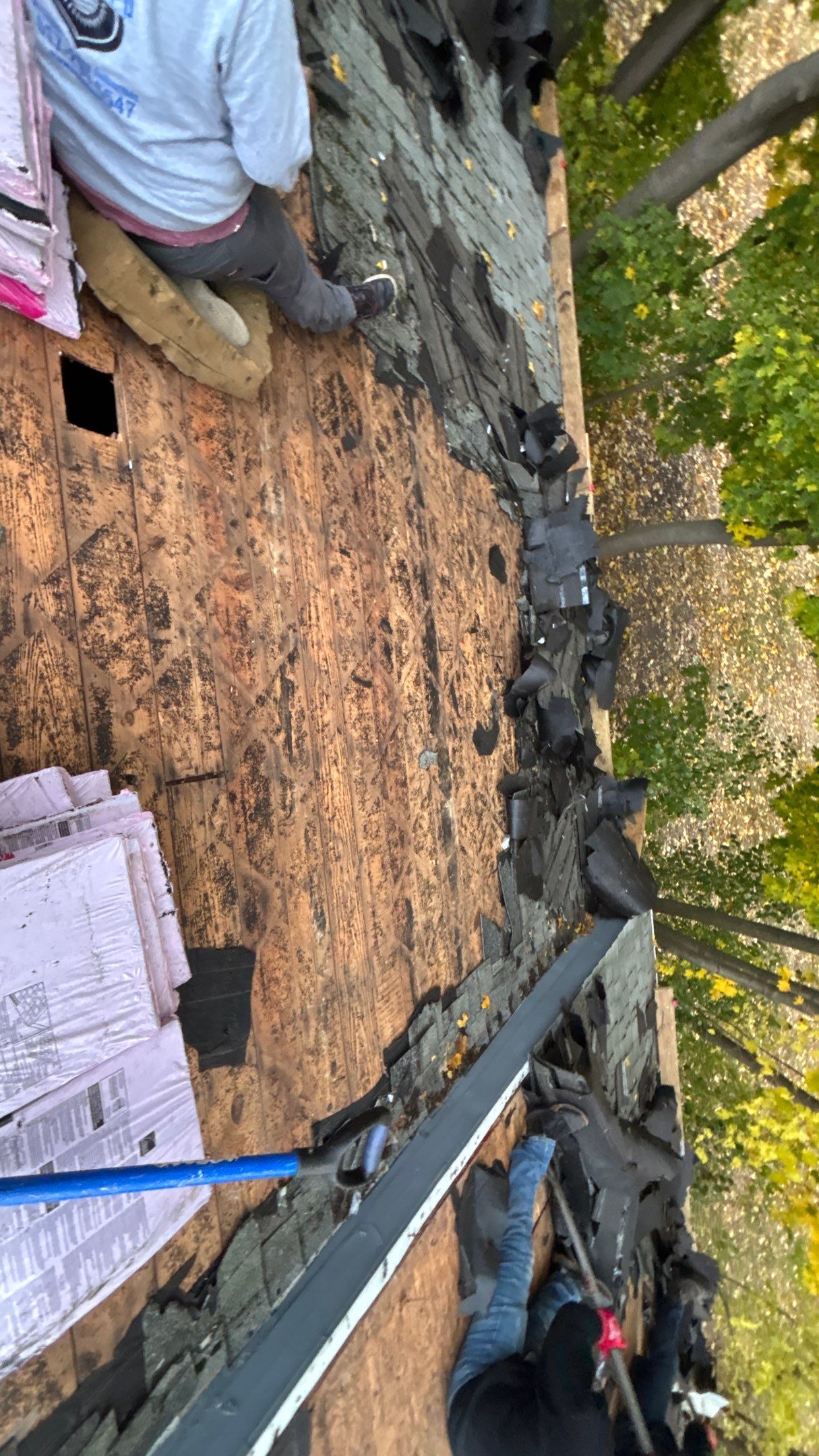 Roof Replacement using Owens Corning Midnight Plum by 180 Contractors