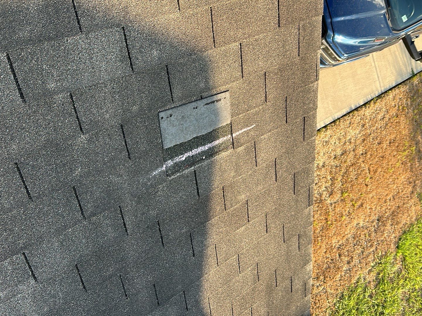 Hail Damage using Owen's Corning Duration (Lifetime) Shingles by Roof Repair Company