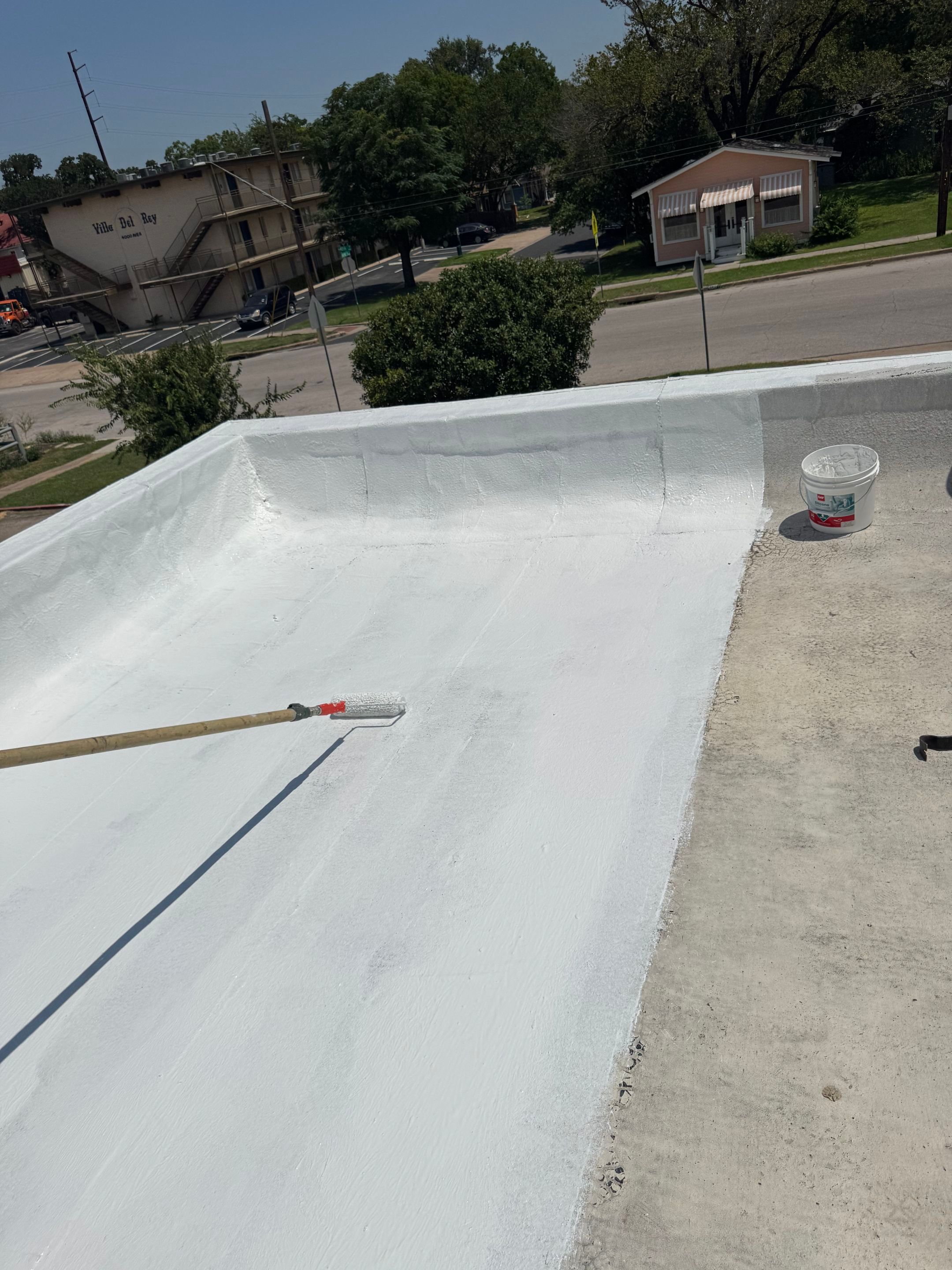 Commercial Flat Roof Coating and Restoration in Austin by RoofsOnly.com