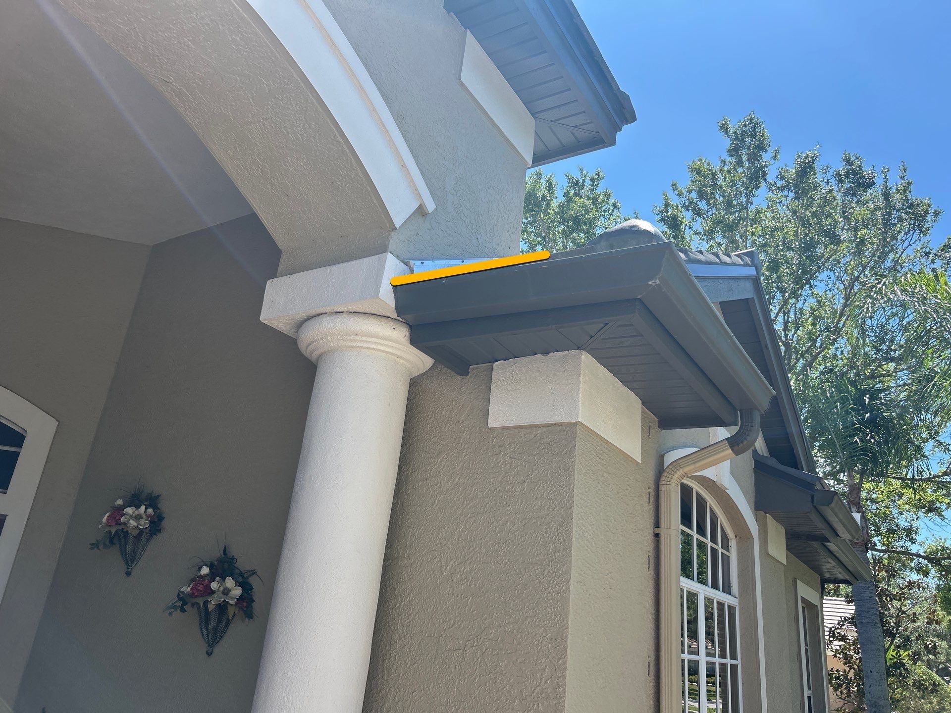 Splash Guard Installation in Sarasota FL by Gutter Professors
