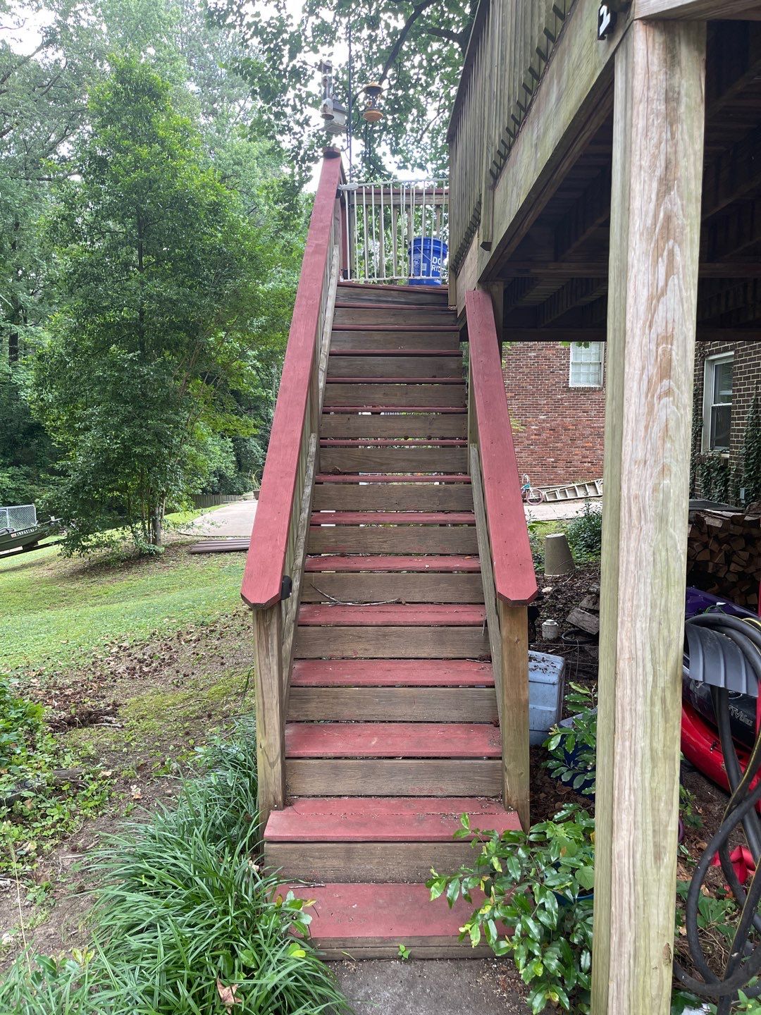 Forest Brook - Staircase by Pillar and Pine