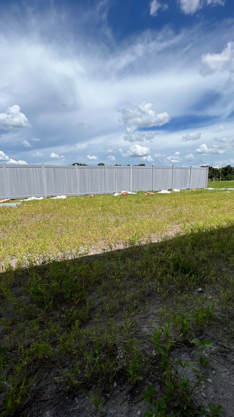 Wimauma, FL 6ft. Tall Slate Gray Vinyl Privacy  by Asap fence and gates, LLC