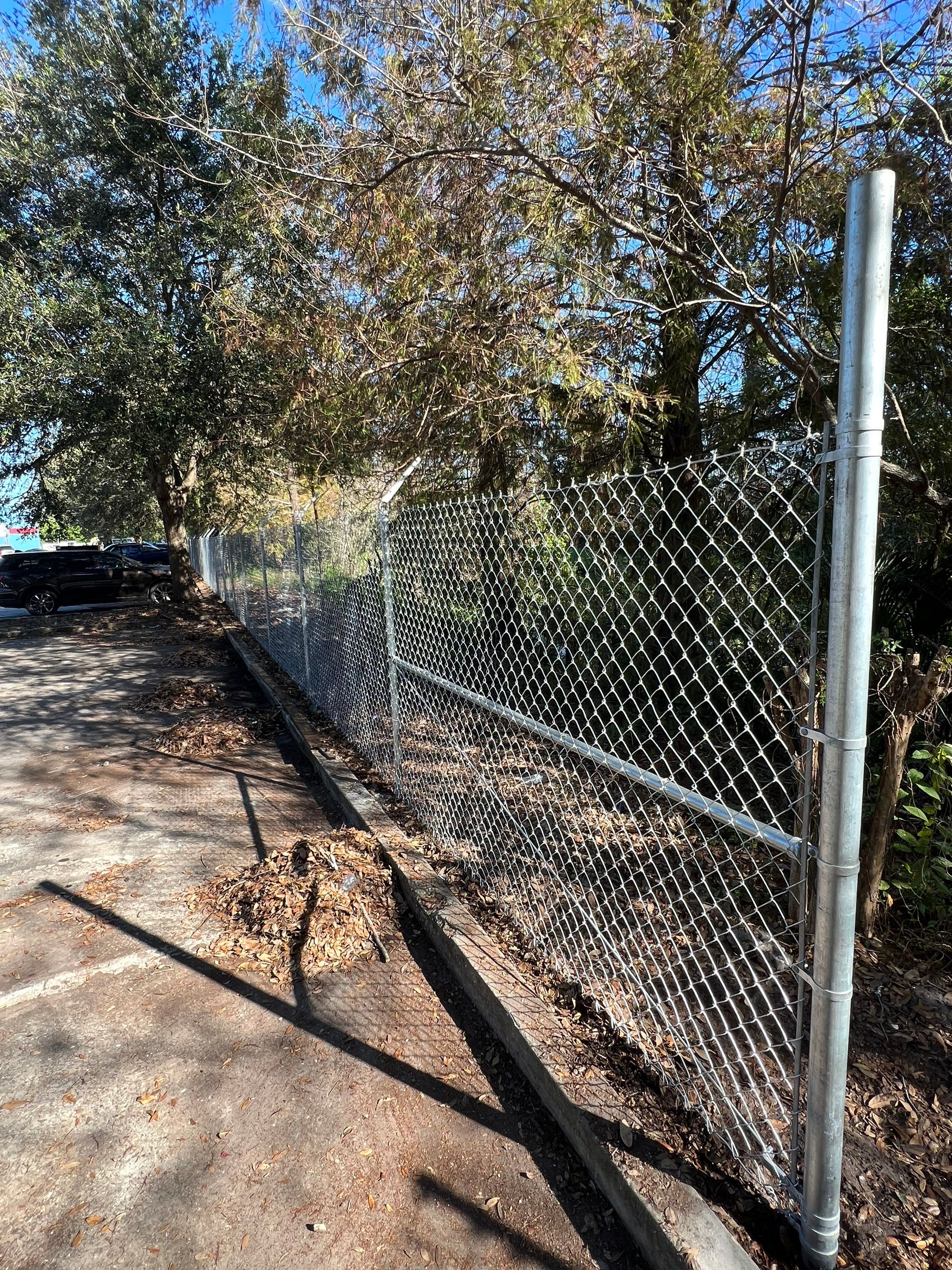 Chain-link Fence Installation using Commercial Chain-link Fence by Asap fence and gates, LLC