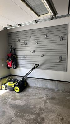 David O. added Slotwall to his garage 