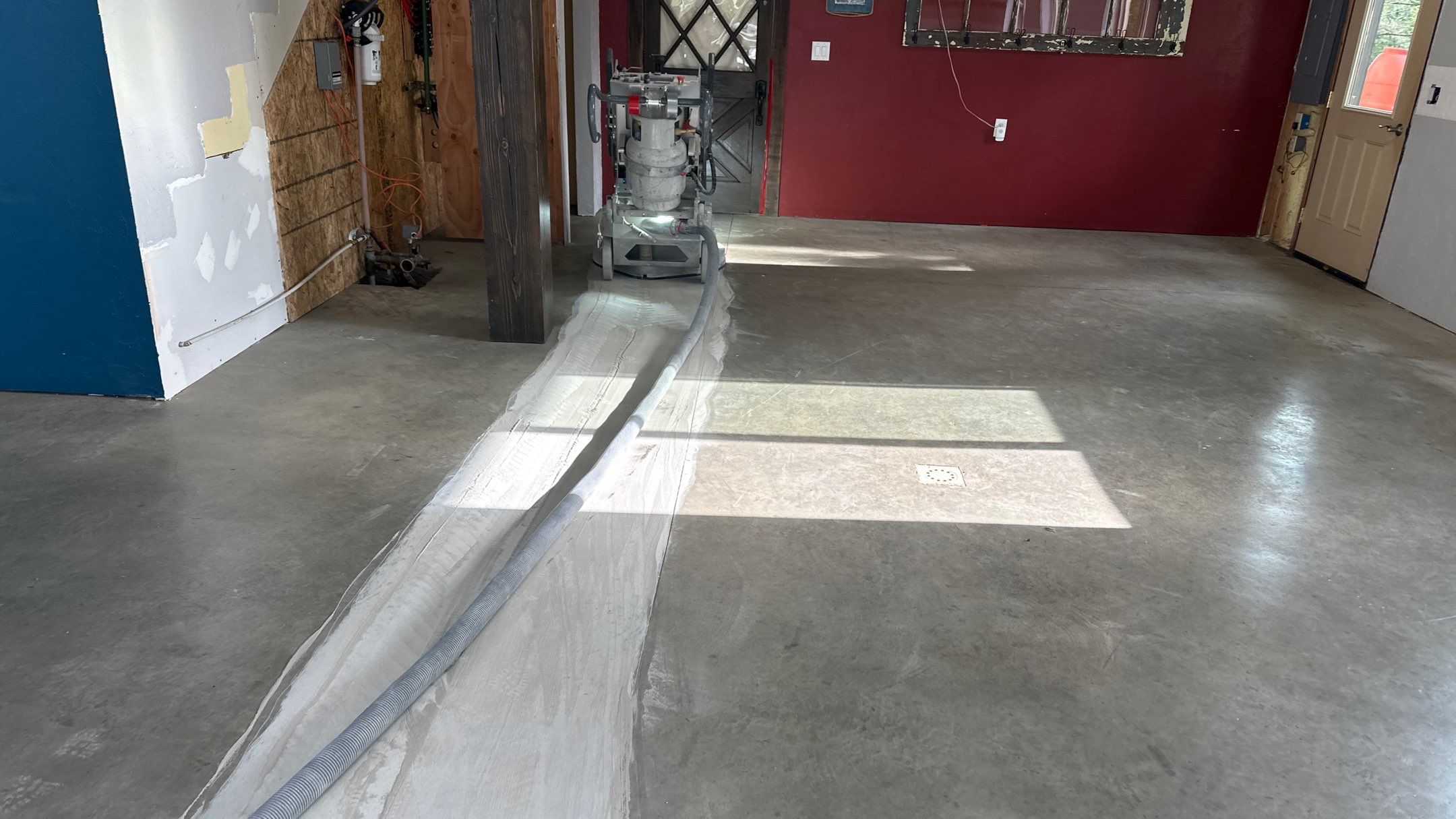 Shop Transformation using Pebble Beach by Croc Coatings, LLC