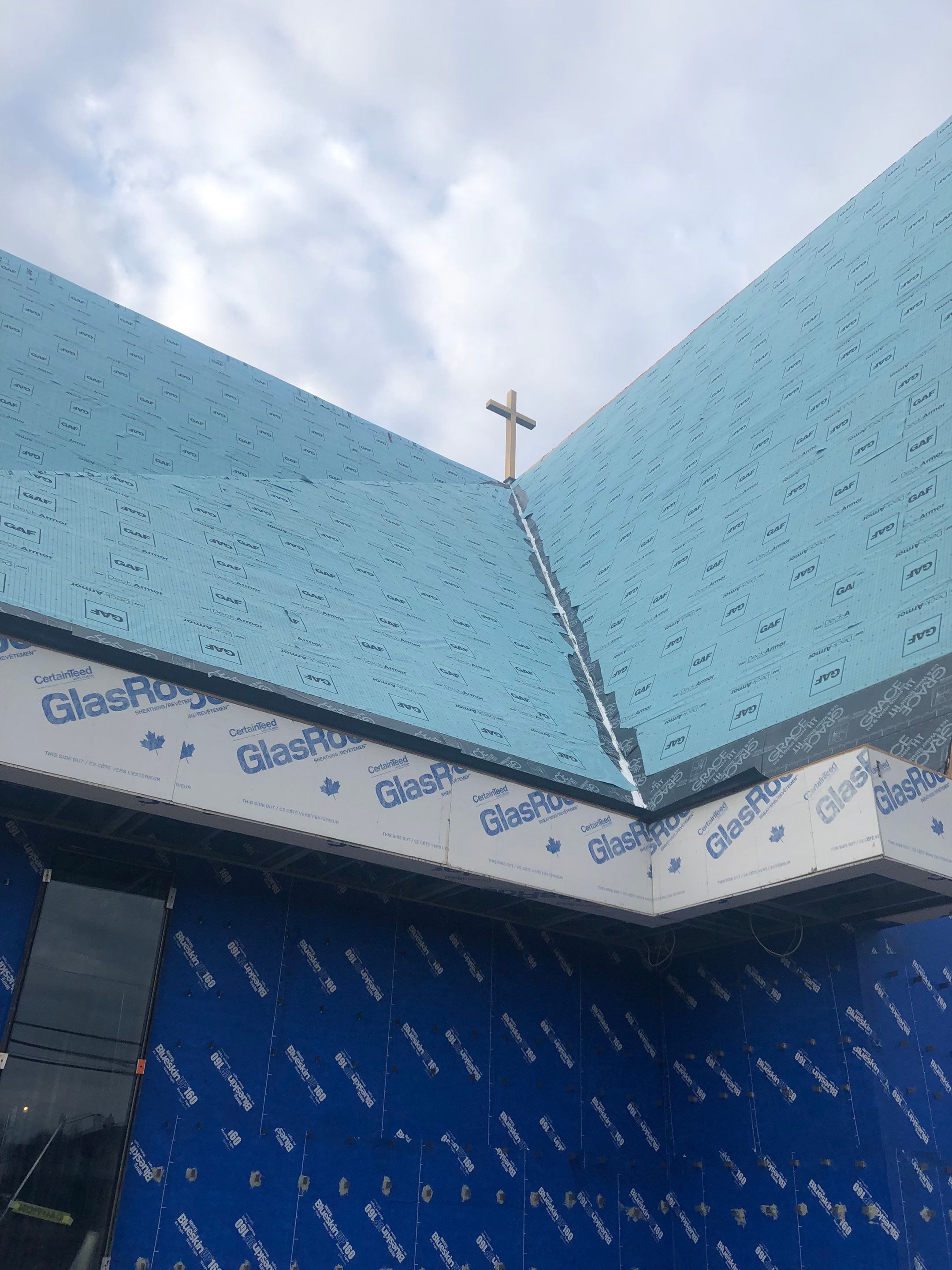 Commercial Roofing Installation using Diamond Tile Metal Shingles , Tpo Flat Roof by Jay Carter Roofing & Sheet Metal