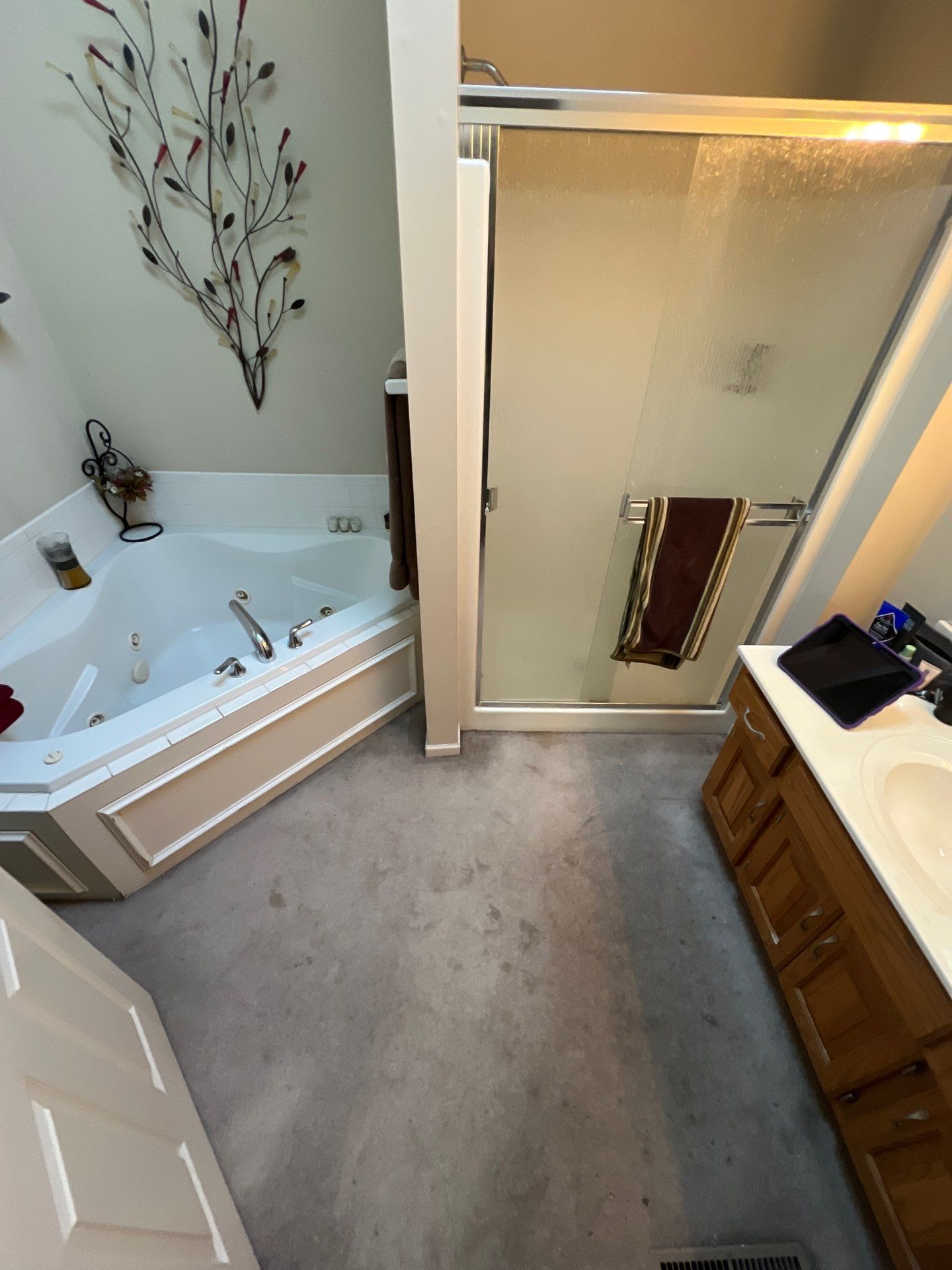 Bathroom Remodel using Shower Base by The Shower Company