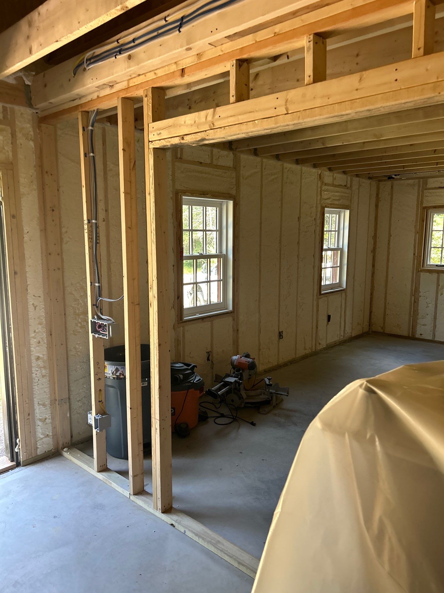 High-Performance Spray Foam Insulation for New Home in Kingston by NYS Foam & Energy