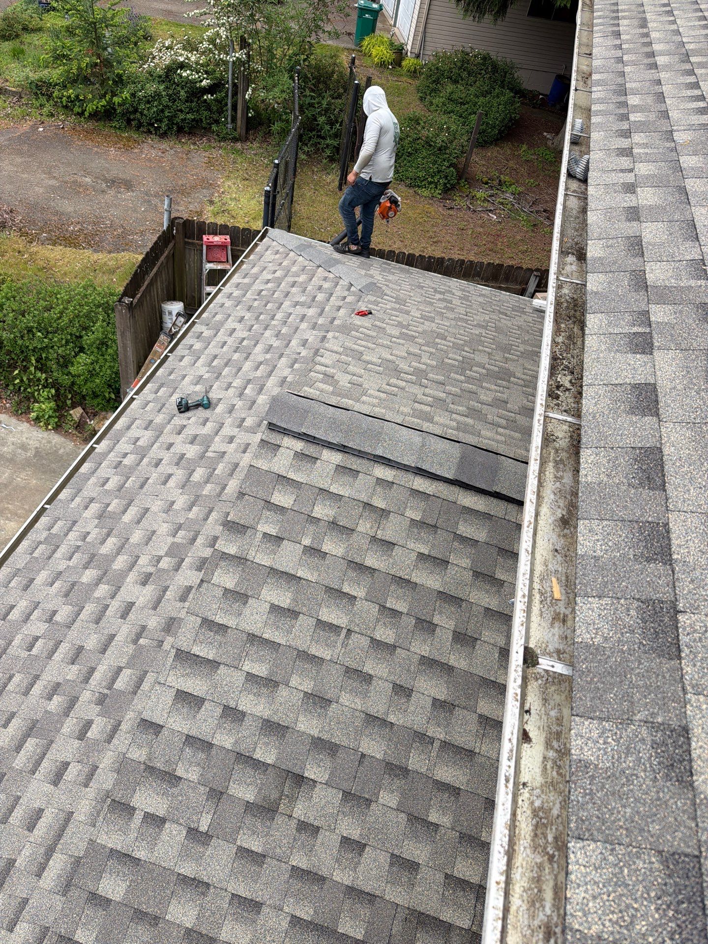 Residential Roofing Installation using GAF HDZ Shingles by Roofing Formula LLC