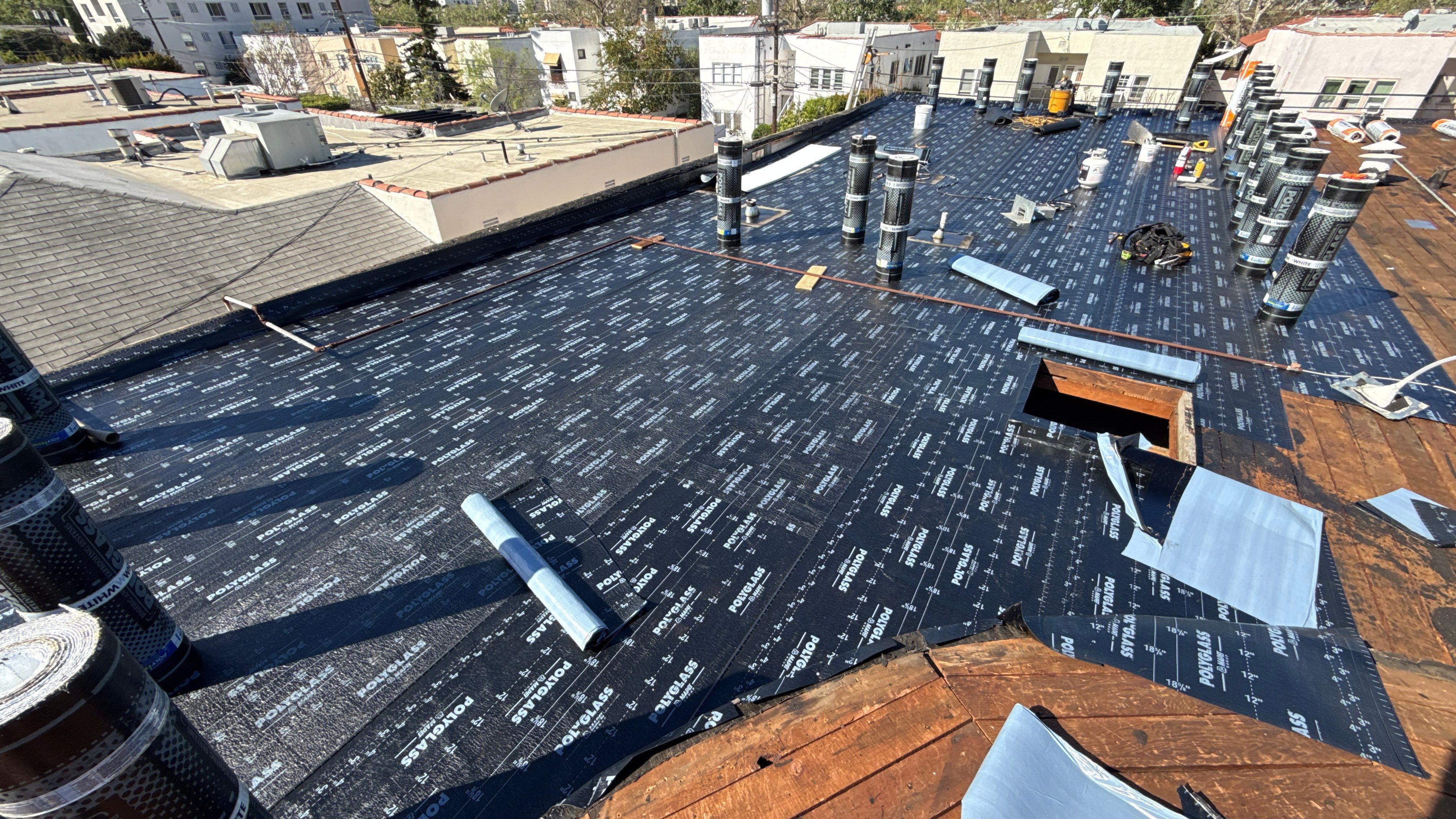 New Roof! Apartment Building in L.A.  by Hull Brothers Roofing