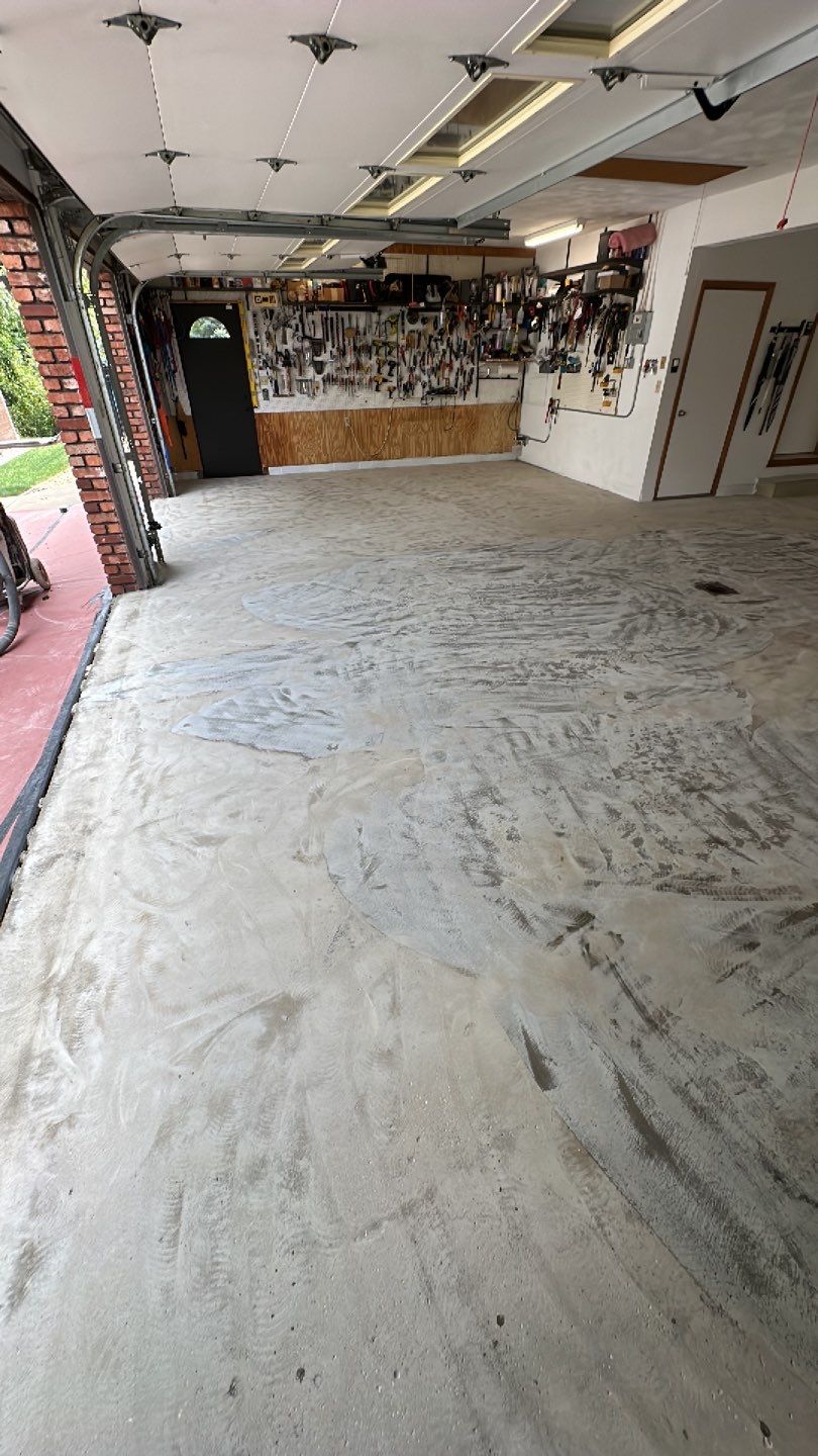 Garage + Porch Project in Pittsburgh by Floors in a Day, Inc