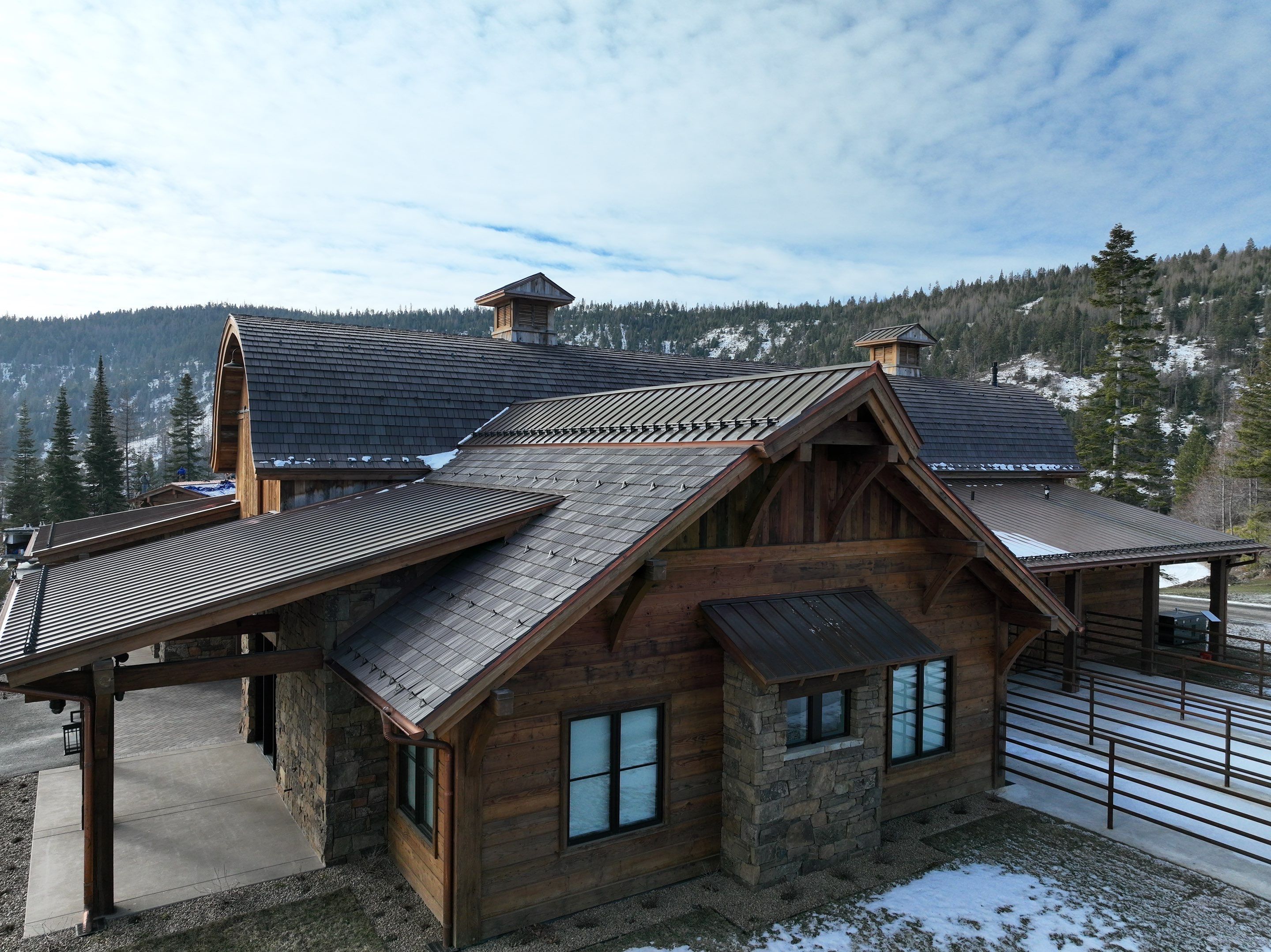 Horse Barn Install  by Montana Roofing Solutions