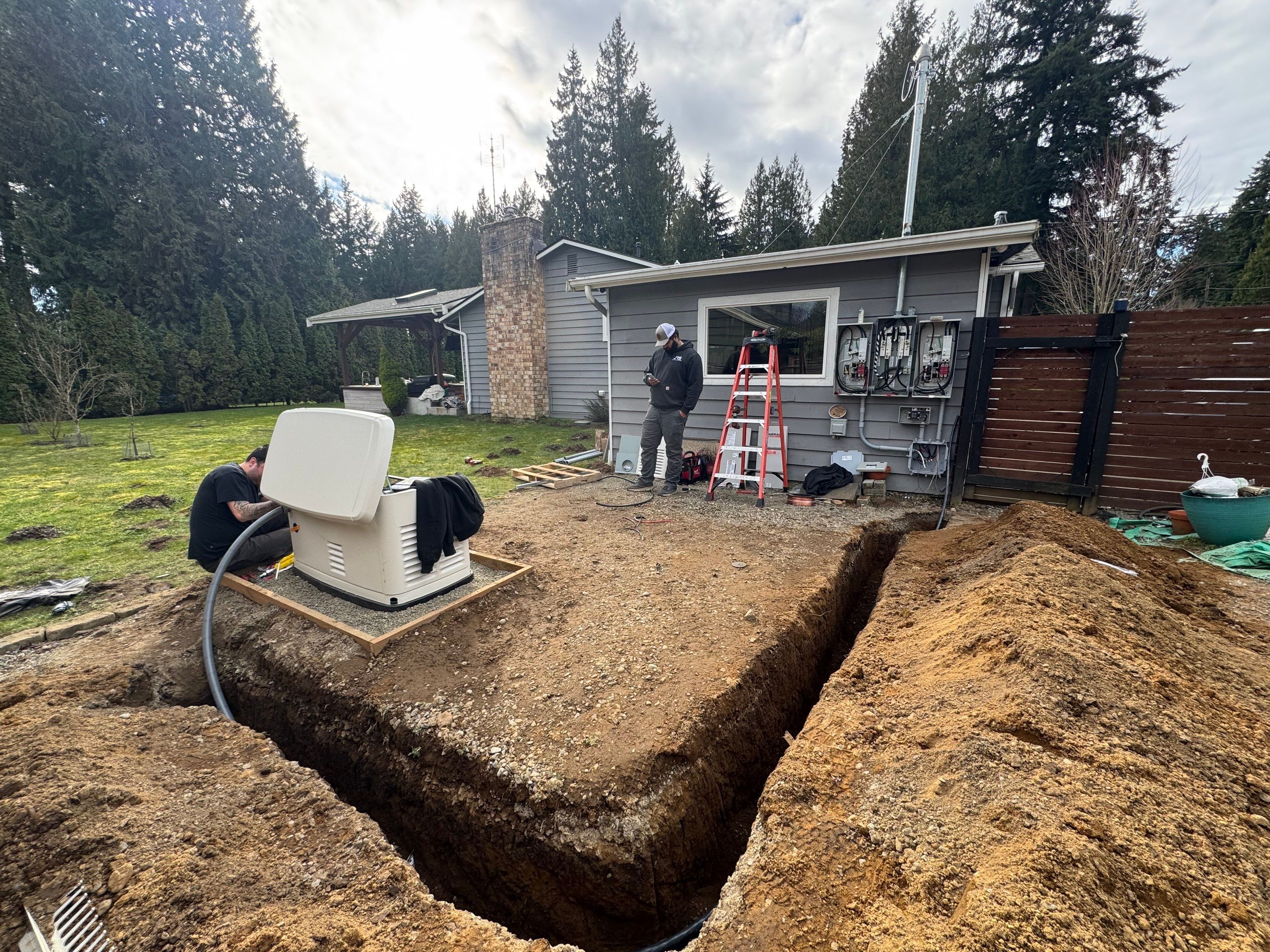 24kW Generac + Service upgrade by JRS Electric Services