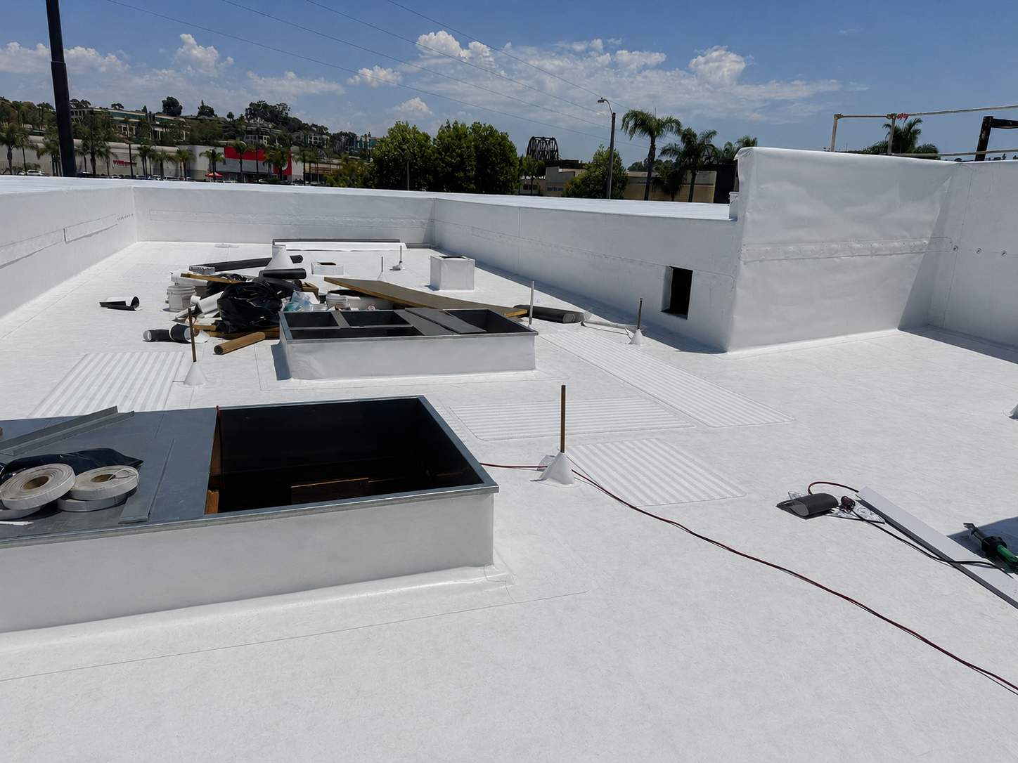 Escondido Commercial Single-Ply TPO Roof Replacement at Chipotle by Zenith Roofing Services