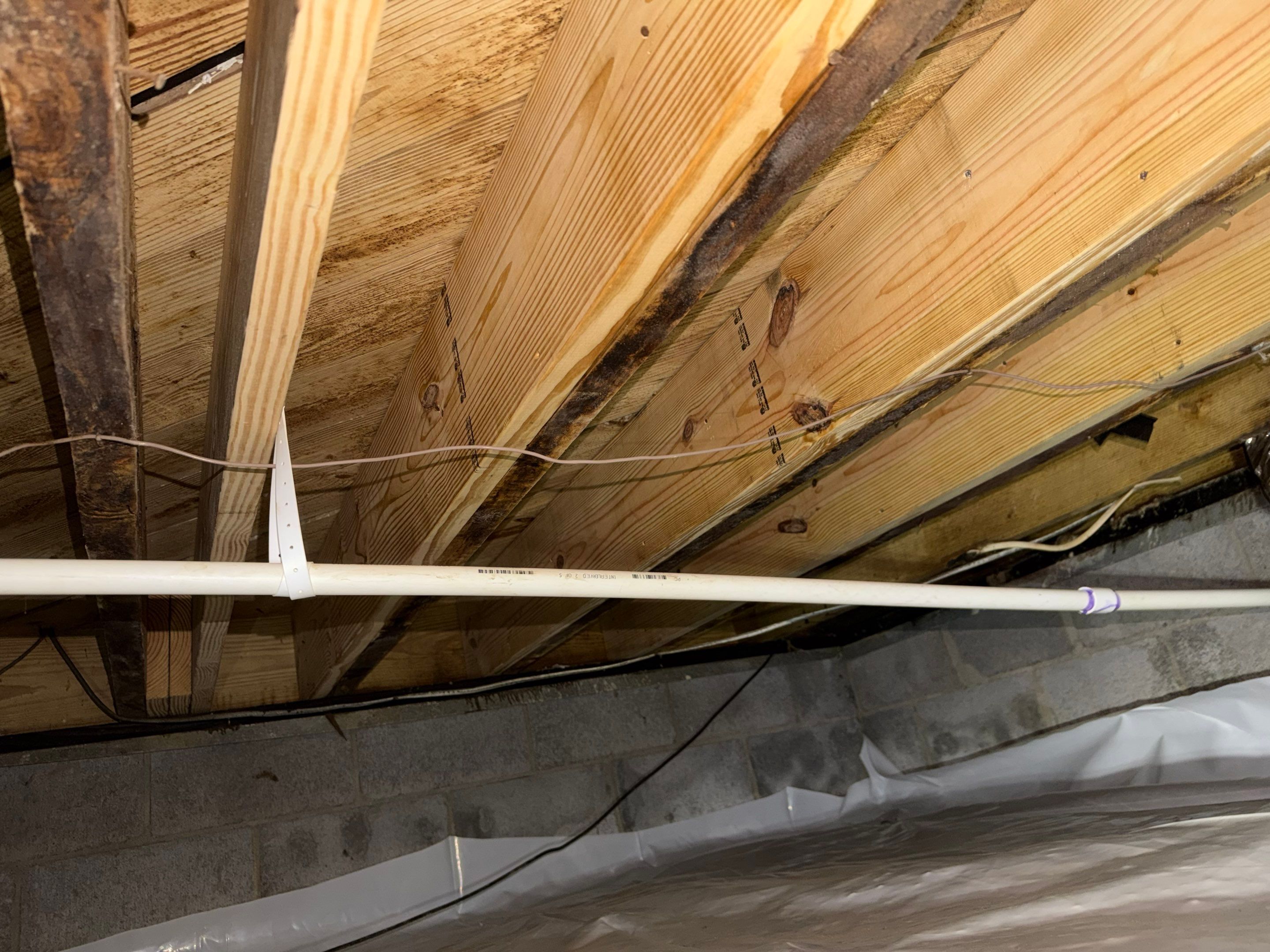 Project in Smithfield by Patriot Crawl Space Repairs