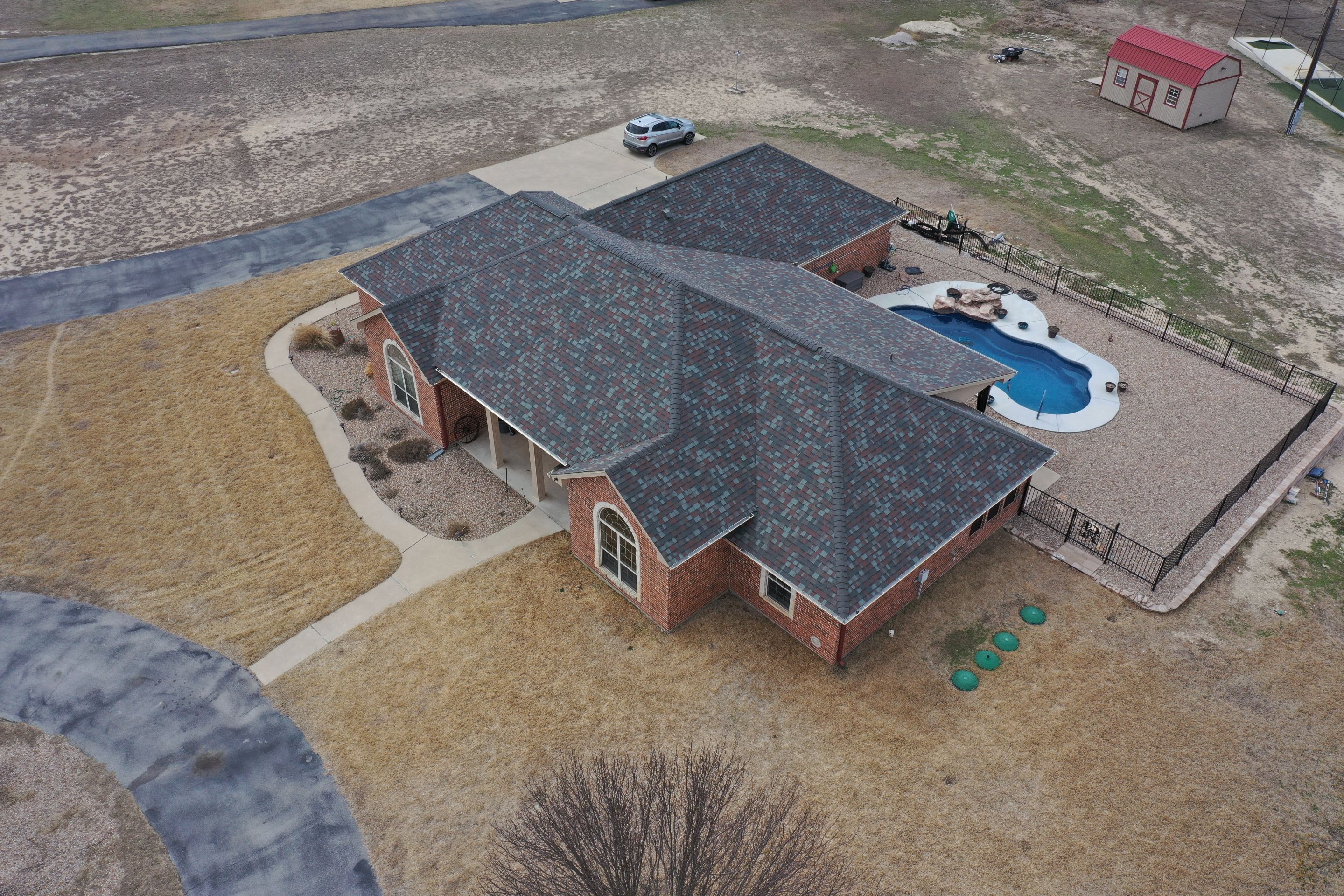 Residential Roof Replacement using Owens Corning - Duration - Colonial Slate by Action Exteriors Austin