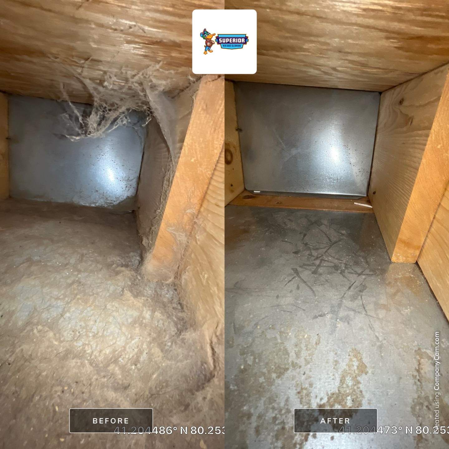 Air Duct Cleaning With a Vacuum Truck in Mercer, PA by Superior Air Duct Cleaning