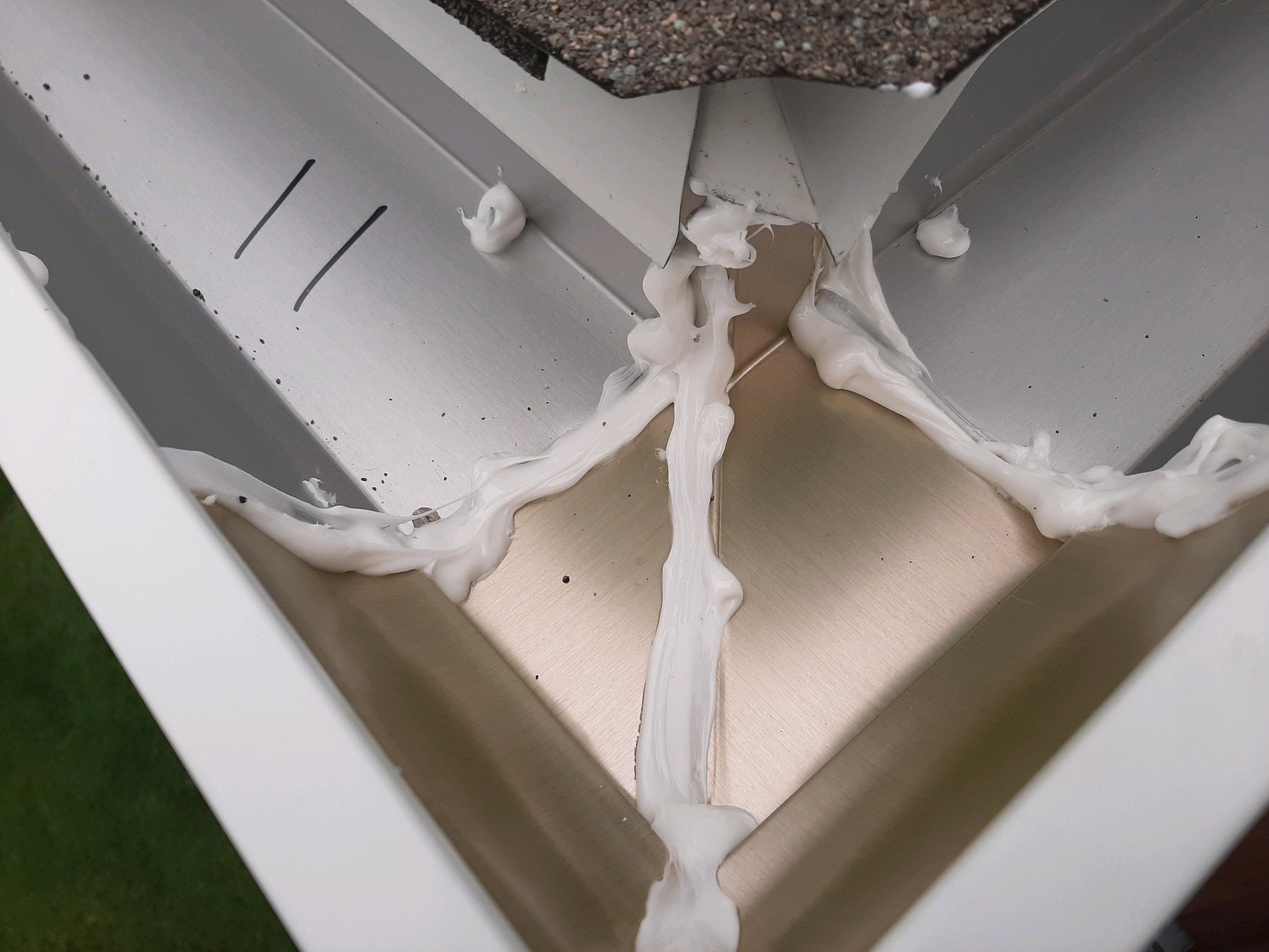 Seamless Gutter Installation using White K-Style Gutters by Gutter Professors