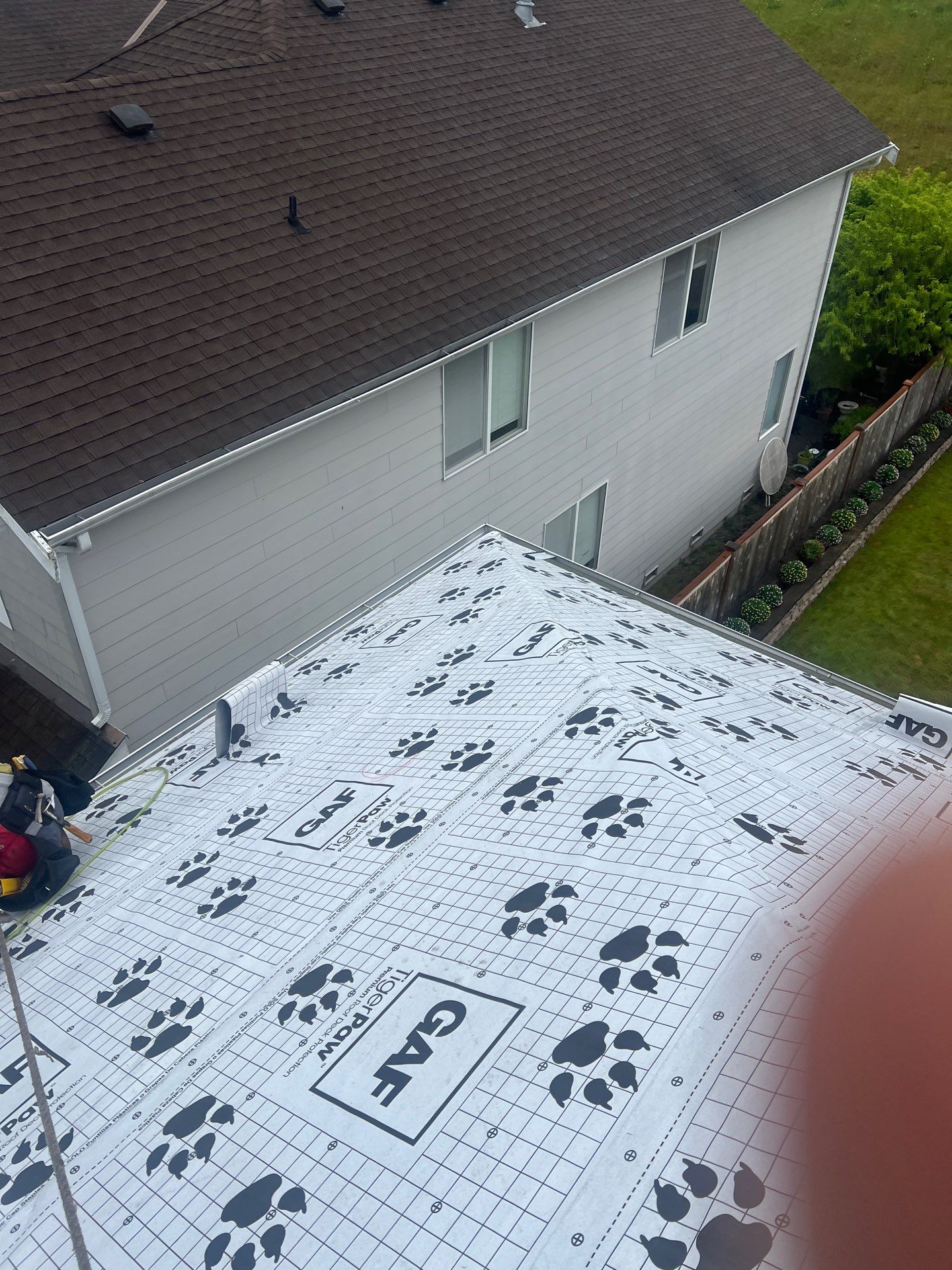 Residential Roofing Installation using GAF UHDZ Shingles by Roofing Formula LLC