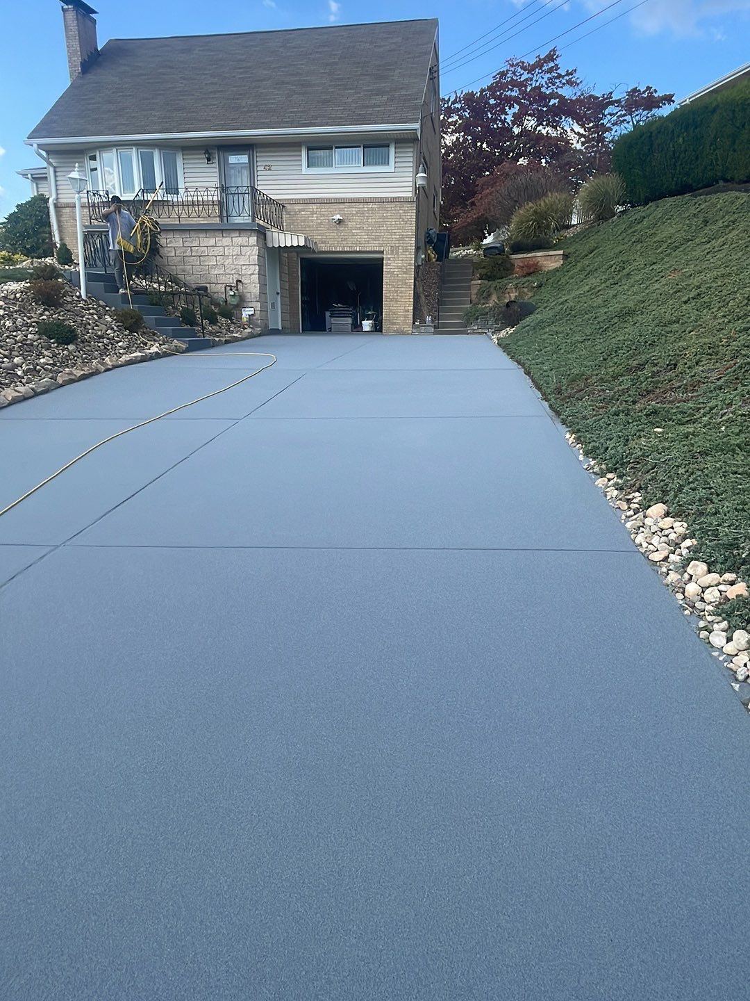 Driveway + Porch + Steps + Walkway Project in Robinson by Floors in a Day, Inc