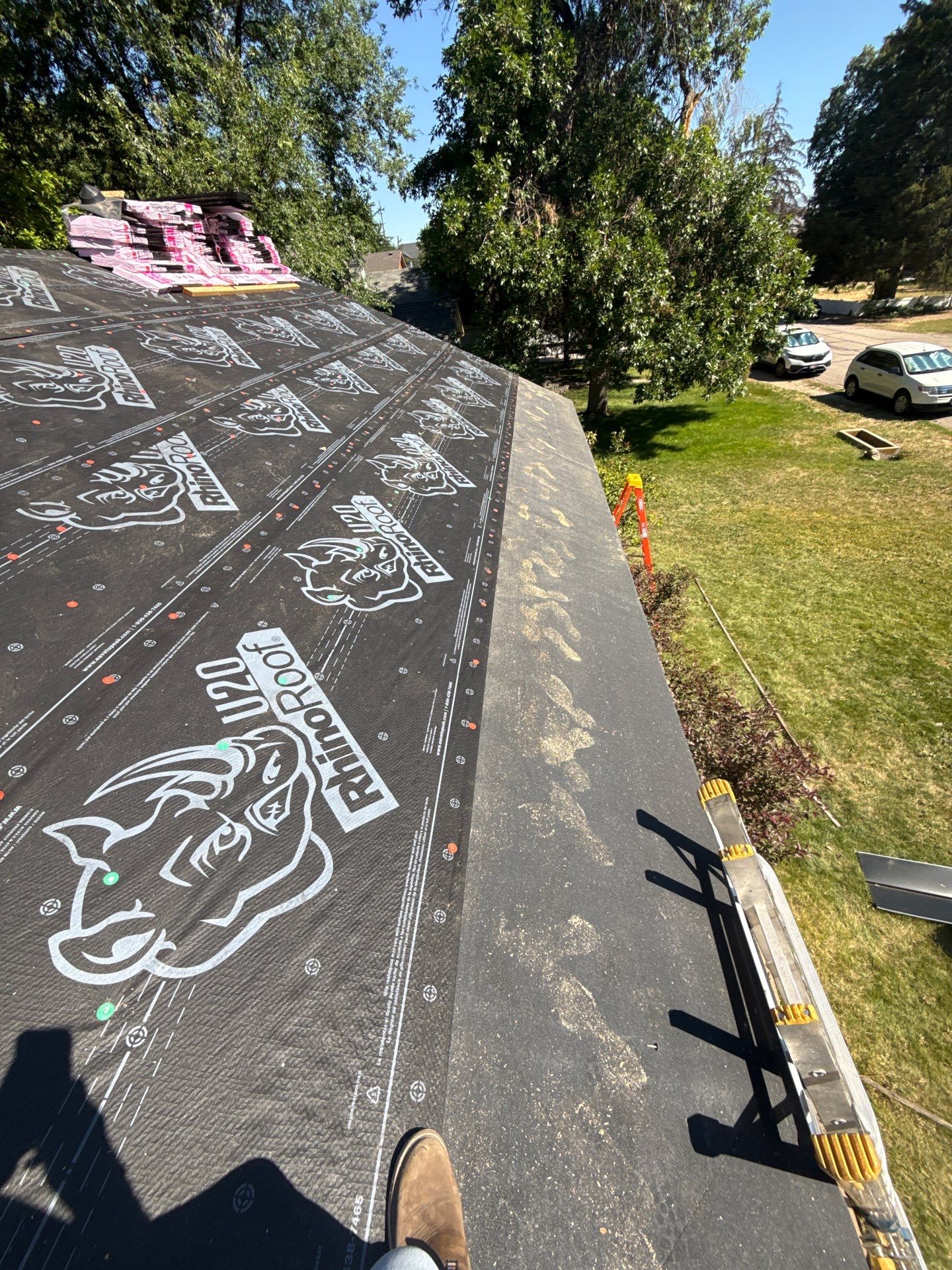 Residential Roof Replacement With Gray Architectural Shingles in Boise by Olive Roofing