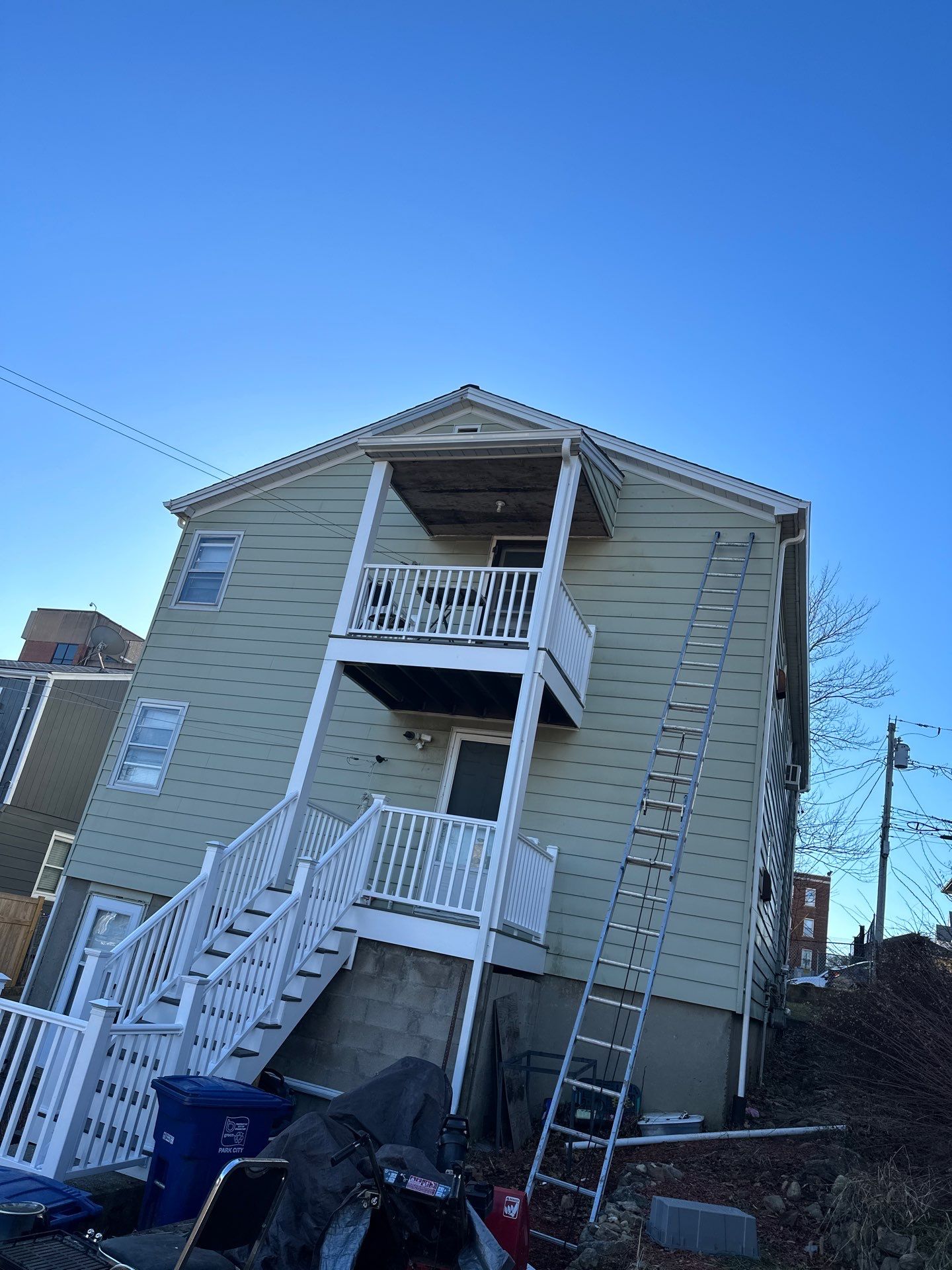 Residential Roofing Installation using Owens Corning TruDefinition Slatestone Gray by A Plus Exterior