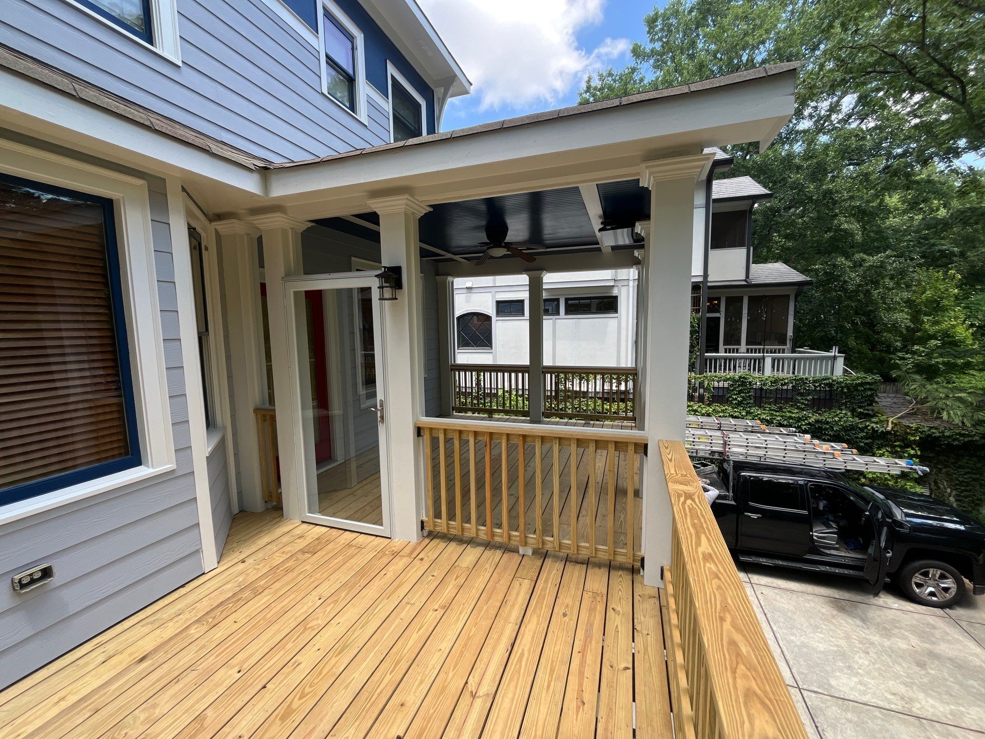 Decatur Deck Rebuild using Pressure Treated Pine by Nelson Exteriors 