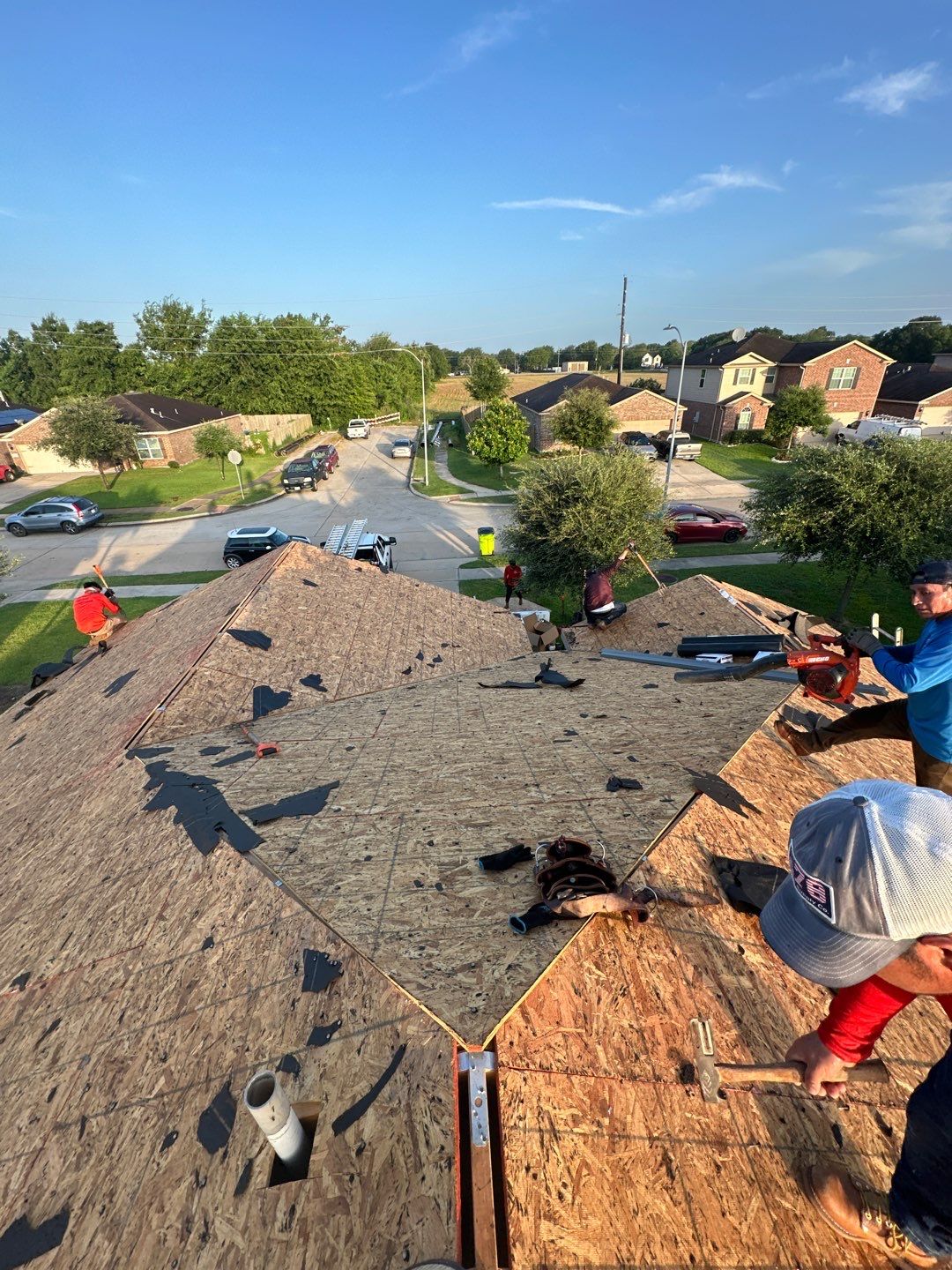 Residential Roofing Installation using Owen's Corning Duration (Lifetime) Shingles by Roof Repair Company