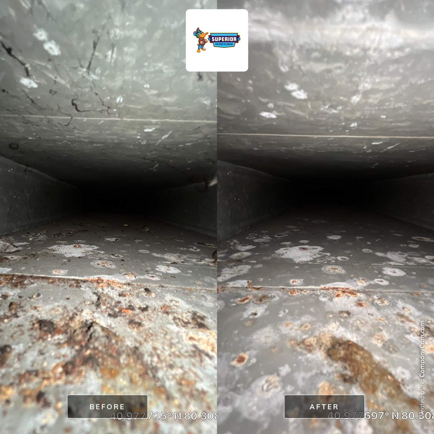 Air Duct Cleaning With a Vacuum Truck in New Castle, PA by Superior Air Duct Cleaning