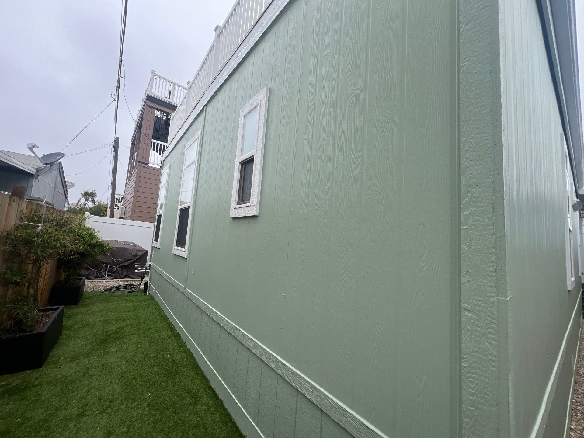 Complete Exterior Painting of a PCH Mobile Home by Beach City Painting