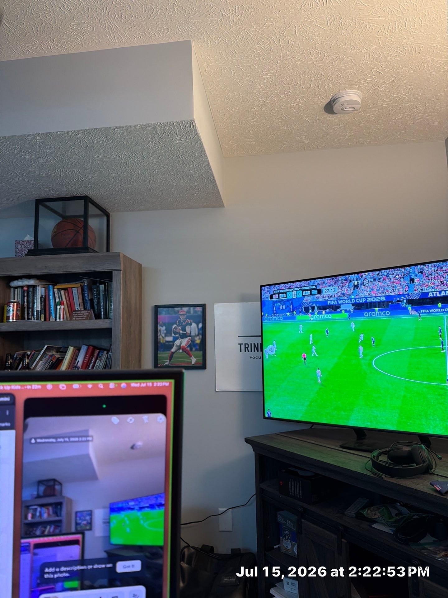 Lincoln Home Office and Media Room AV Installation by CompanyCam Sales Demo