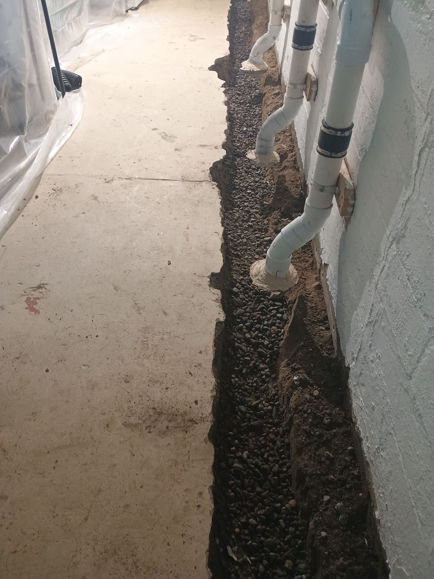 Another Drain Tile Project in the Books by Waterproofing Northeast